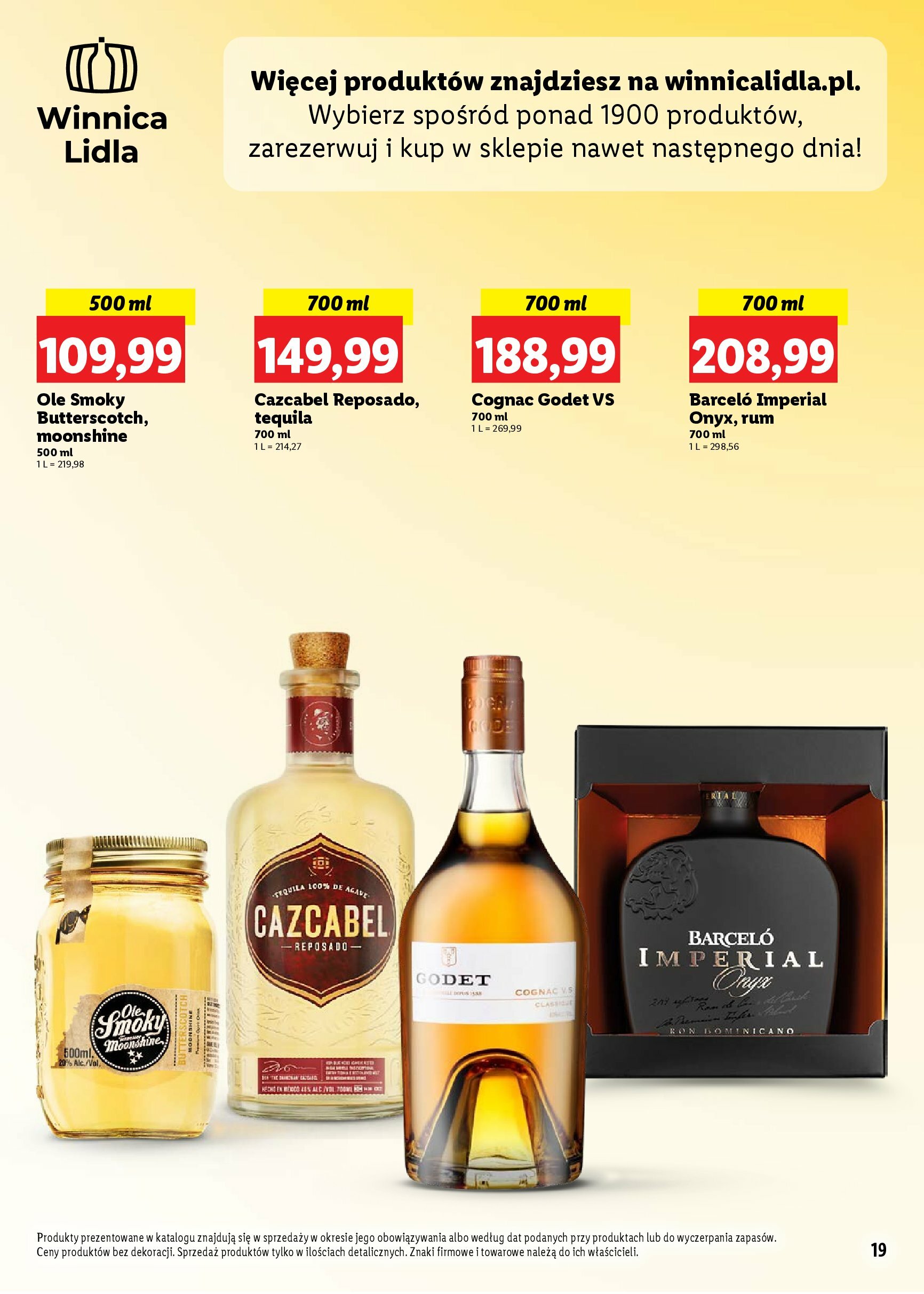 lidl - Gazetka Lidl - Katalog alkoholi mocnych - ważna od 25.08. do 20.09. - page: 19
