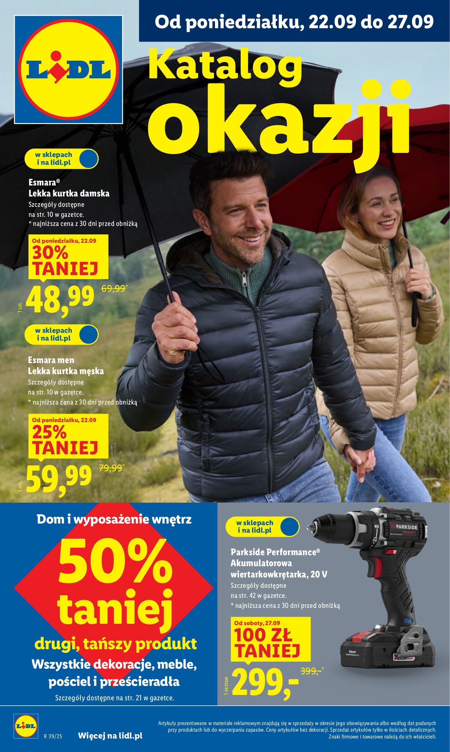 lidl - Gazetka Lidl - Katalog Okazji - ważna od 22.09. do 27.09.