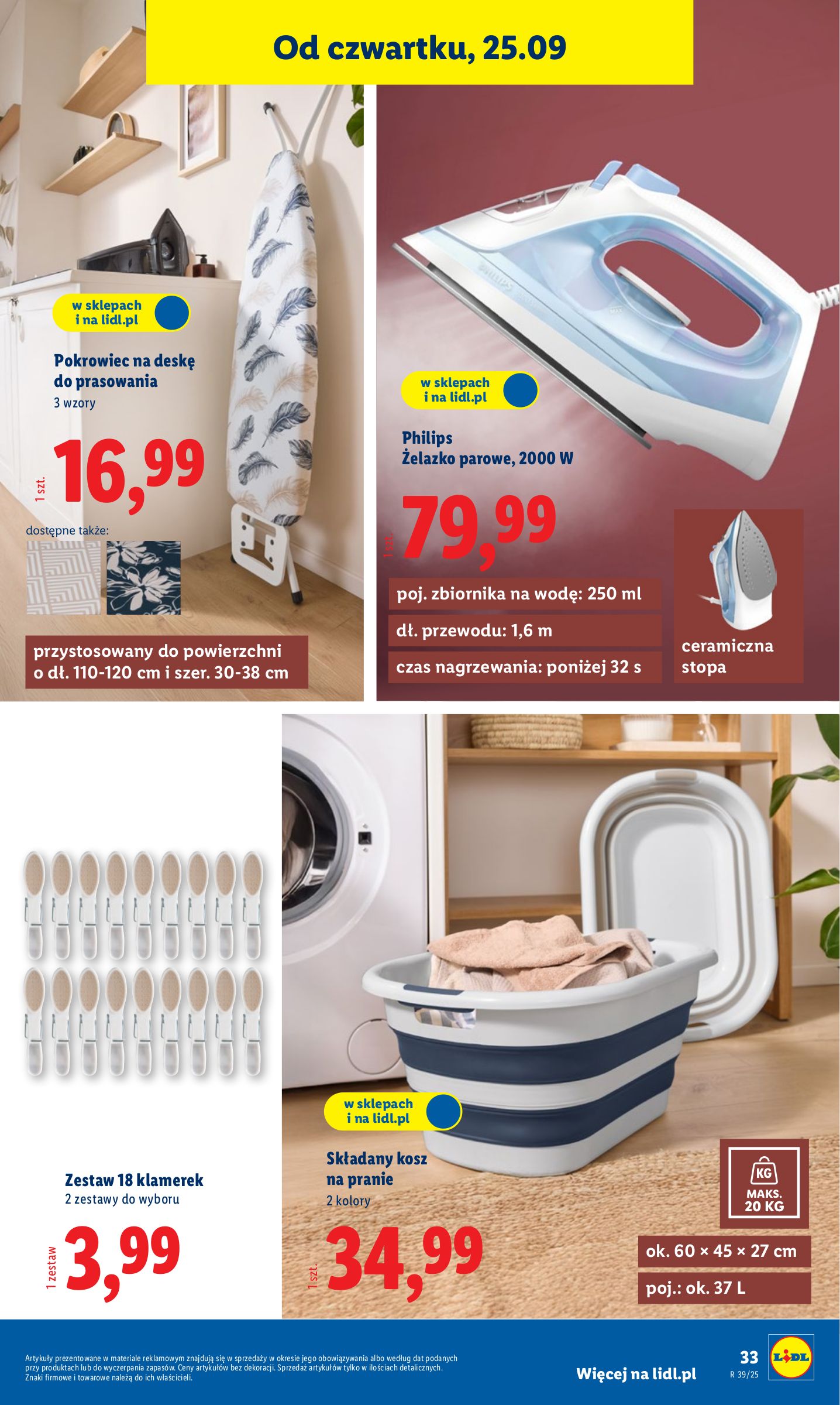 lidl - Gazetka Lidl - Katalog Okazji - ważna od 22.09. do 27.09. - page: 39 lidl - Gazetka Lidl - Katalog Okazji - ważna od 22.09. do 27.09. - page: 39