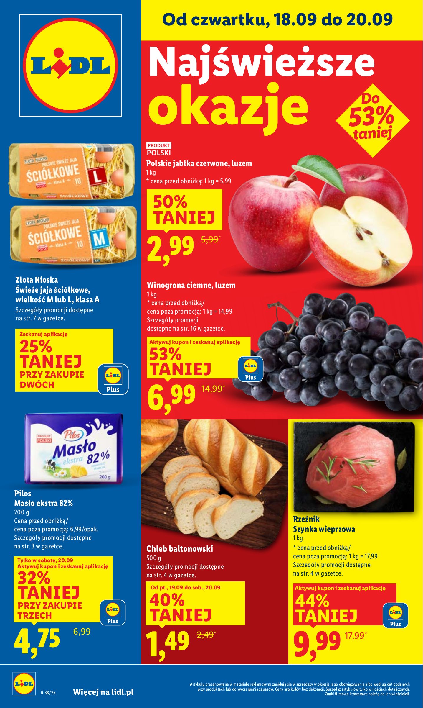 lidl - Gazetka Lidl - ważna od 18.09. do 20.09.