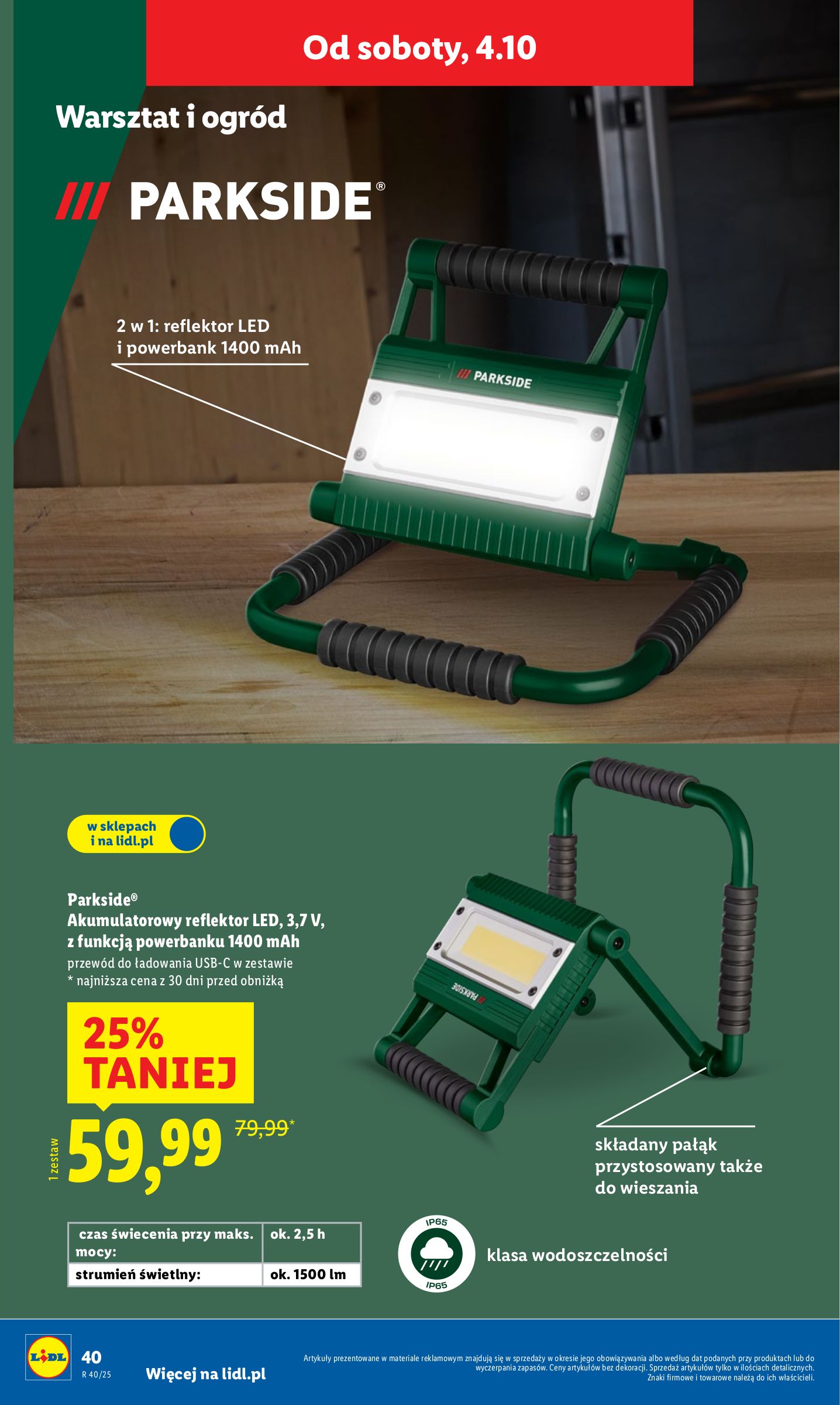 lidl - Gazetka Lidl - Katalog Okazji - ważna od 29.09. do 04.10. - page: 46