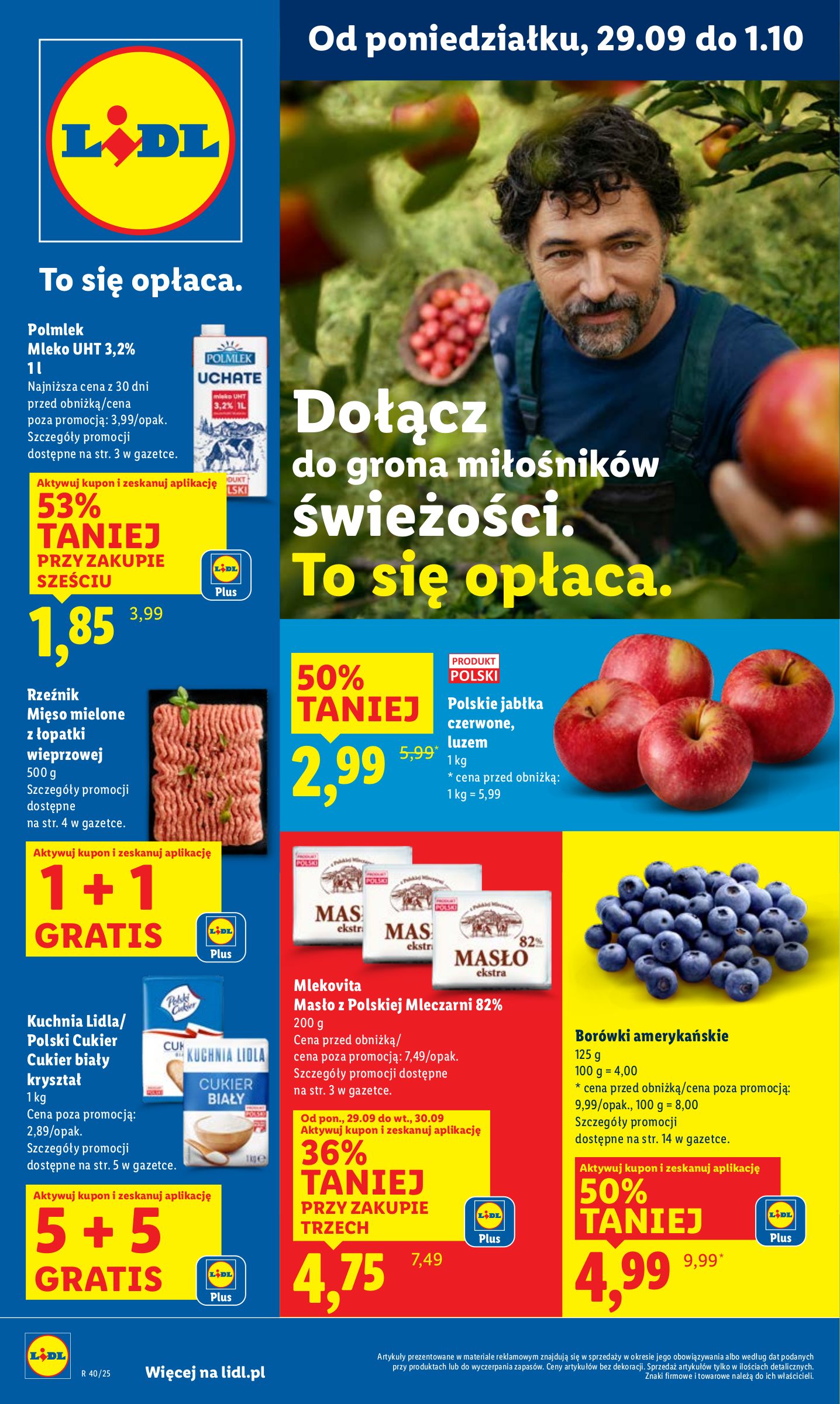 lidl - Gazetka Lidl - ważna od 29.09. do 01.10.
