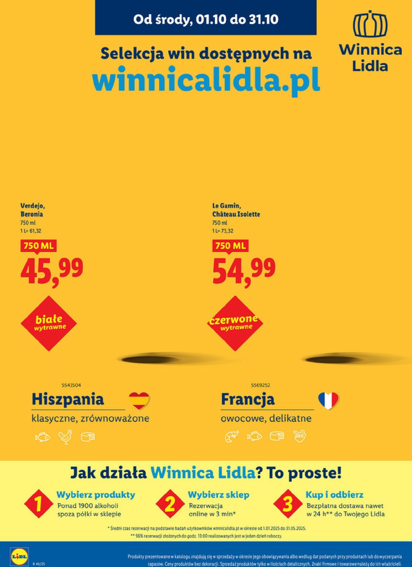 lidl - Gazetka Lidl - Karta win - ważna od 01.10. do 31.10. - page: 20