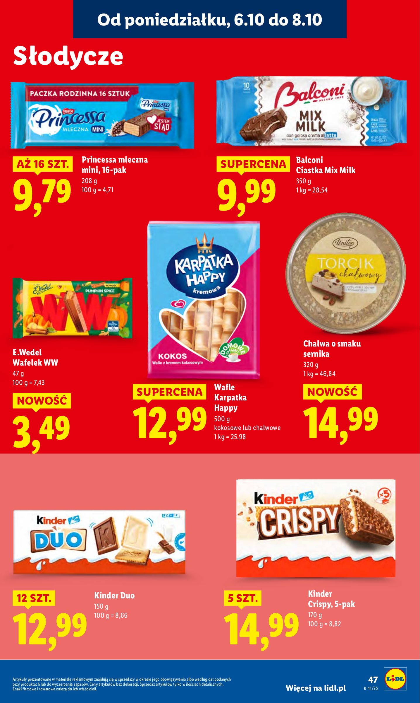 lidl - Gazetka Lidl - ważna od 06.10. do 08.10. - page: 47