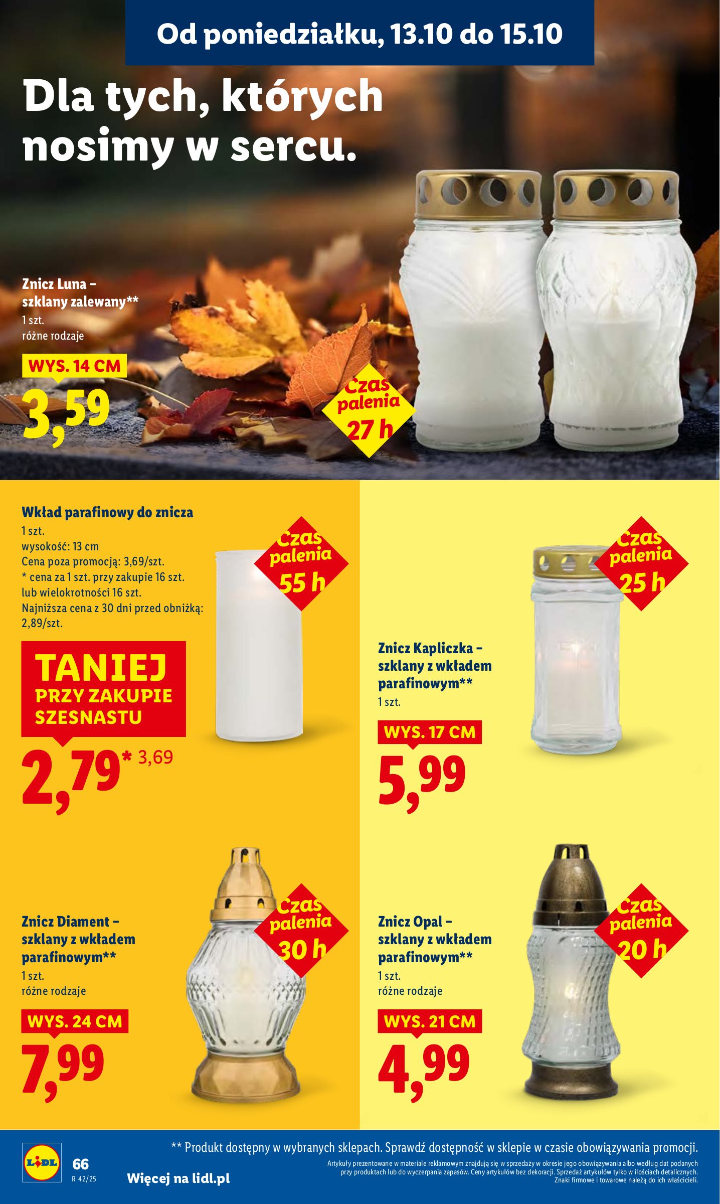 lidl - Gazetka Lidl - ważna od 13.10. do 15.10. - page: 66 lidl - Gazetka Lidl - ważna od 13.10. do 15.10. - page: 66