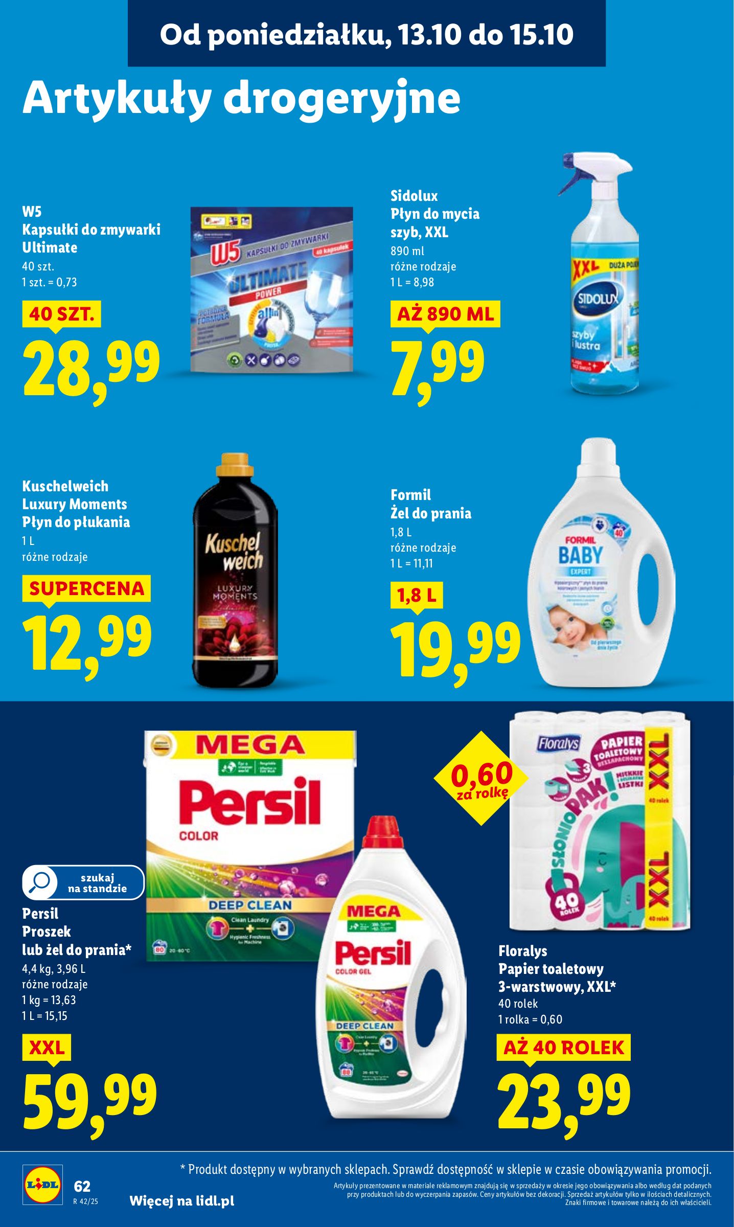 lidl - Gazetka Lidl - ważna od 13.10. do 15.10. - page: 62 lidl - Gazetka Lidl - ważna od 13.10. do 15.10. - page: 62