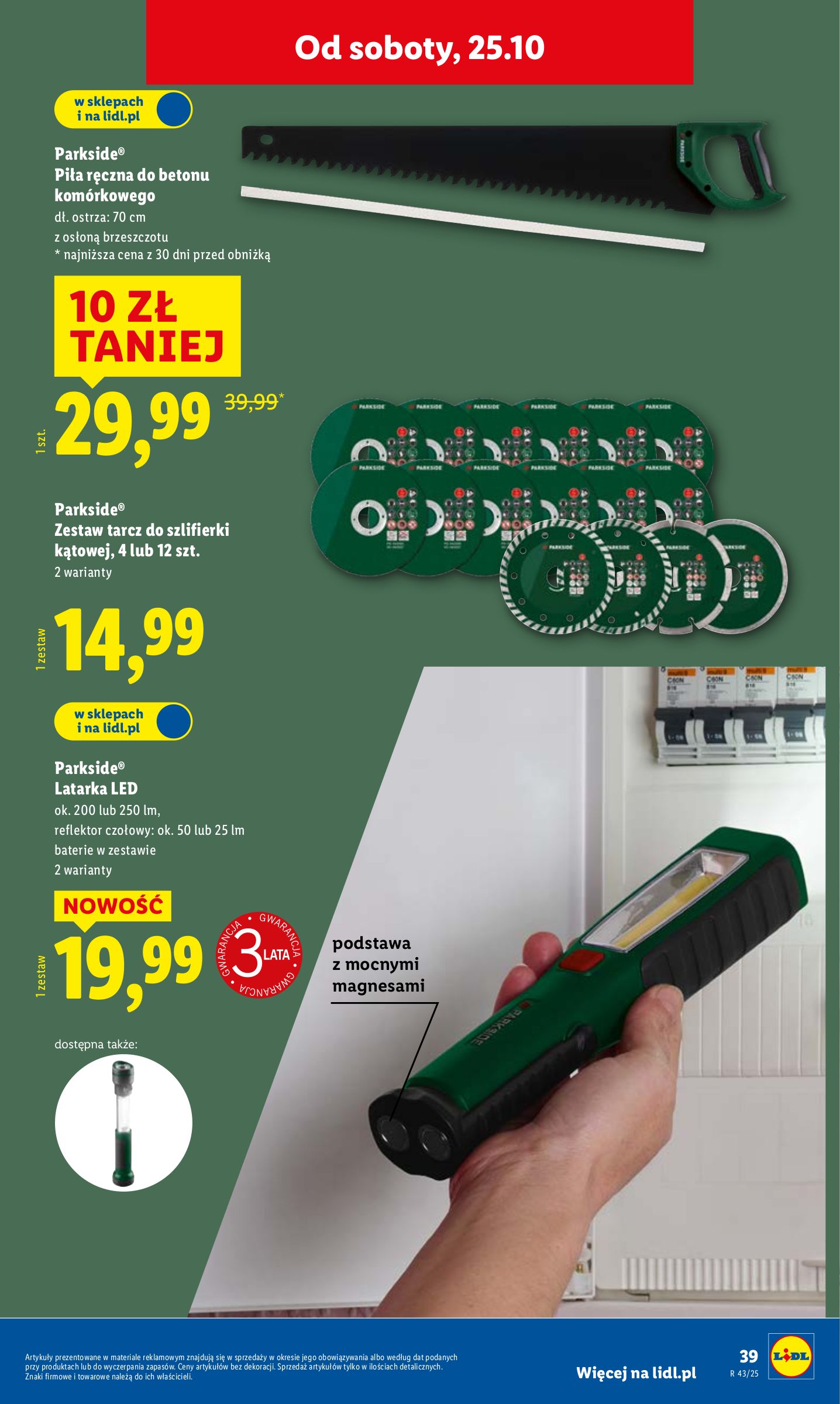 lidl - Gazetka Lidl - Katalog Okazji - ważna od 20.10. do 25.10. - page: 43