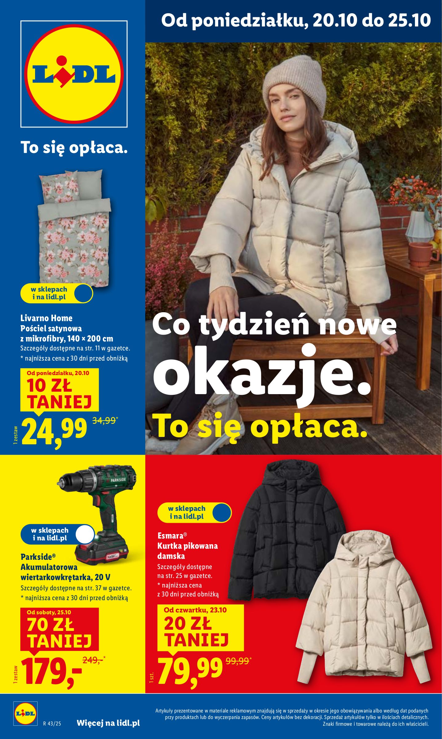lidl - Gazetka Lidl - Katalog Okazji - ważna od 20.10. do 25.10.