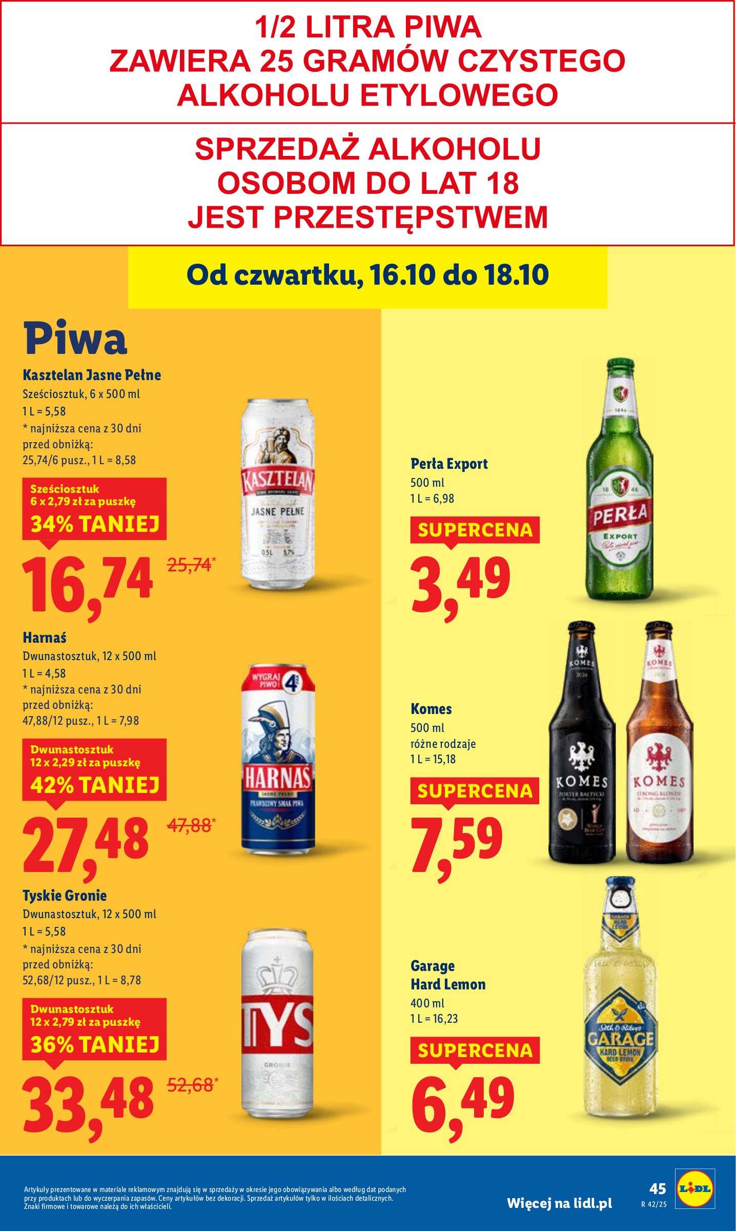 lidl - Gazetka Lidl - ważna od 16.10. do 18.10. - page: 49 lidl - Gazetka Lidl - ważna od 16.10. do 18.10. - page: 49