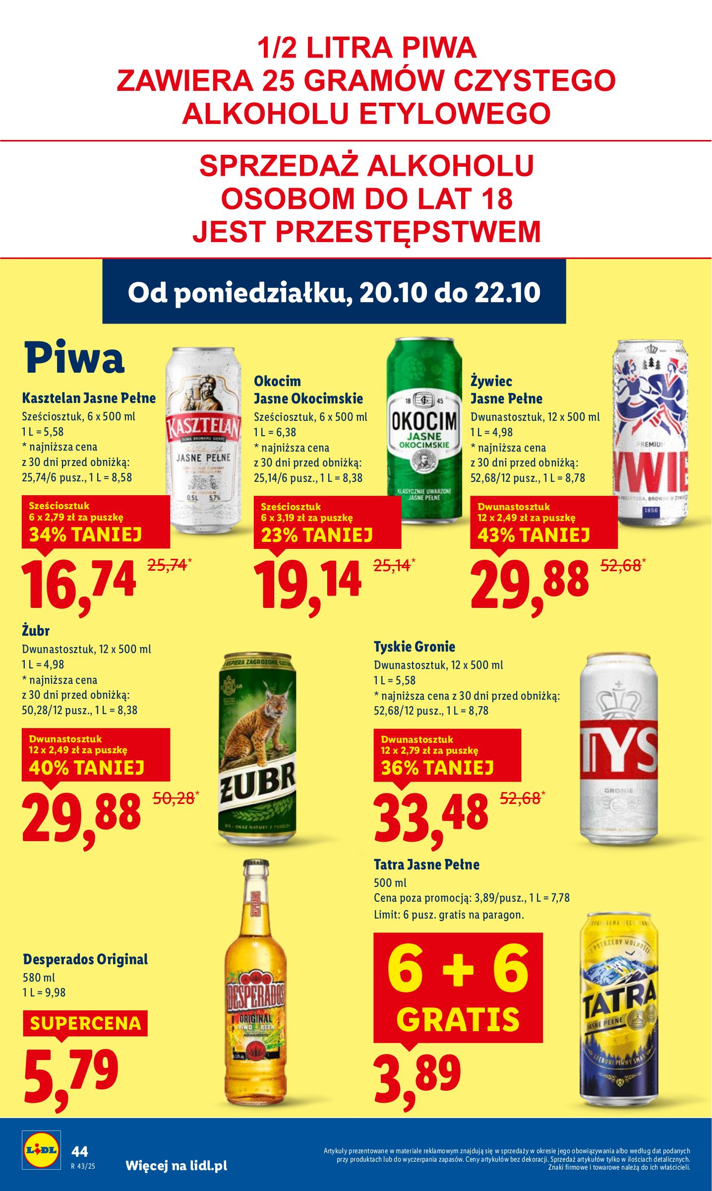 lidl - Gazetka Lidl - ważna od 20.10. do 22.10. - page: 44 lidl - Gazetka Lidl - ważna od 20.10. do 22.10. - page: 44
