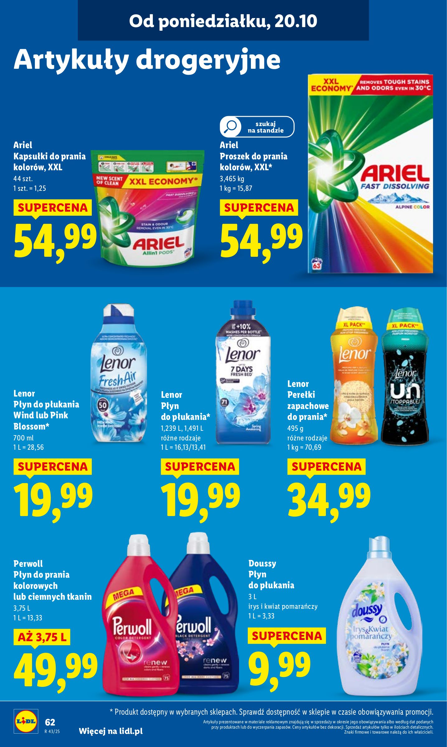 lidl - Gazetka Lidl - ważna od 20.10. do 22.10. - page: 62 lidl - Gazetka Lidl - ważna od 20.10. do 22.10. - page: 62