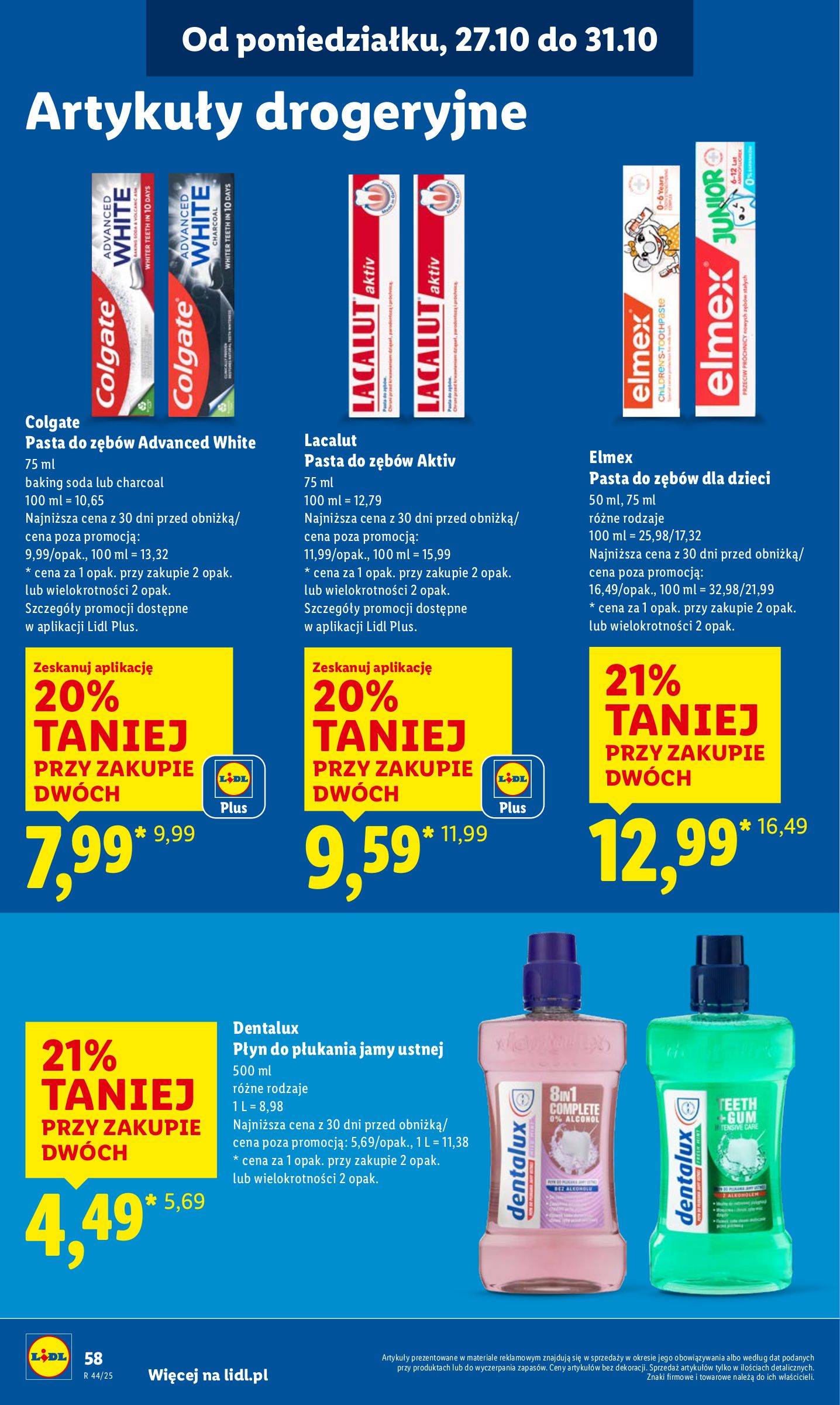 lidl - Gazetka Lidl - ważna od 27.10. do 29.10. - page: 62 lidl - Gazetka Lidl - ważna od 27.10. do 29.10. - page: 62