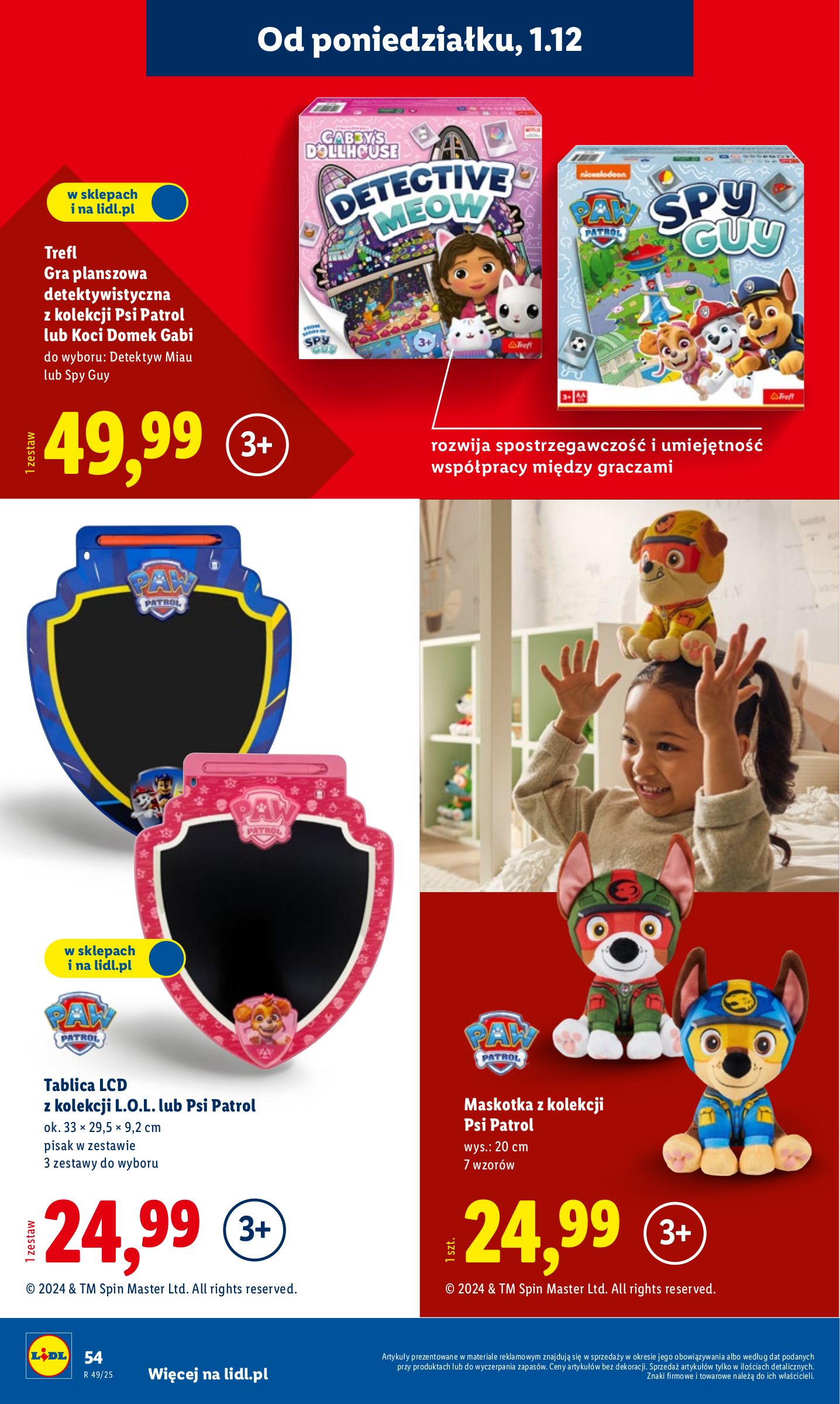 lidl - Gazetka Lidl - Katalog Zabawki - ważna od 03.11. do 24.12. - page: 54 lidl - Gazetka Lidl - Katalog Zabawki - ważna od 03.11. do 24.12. - page: 54