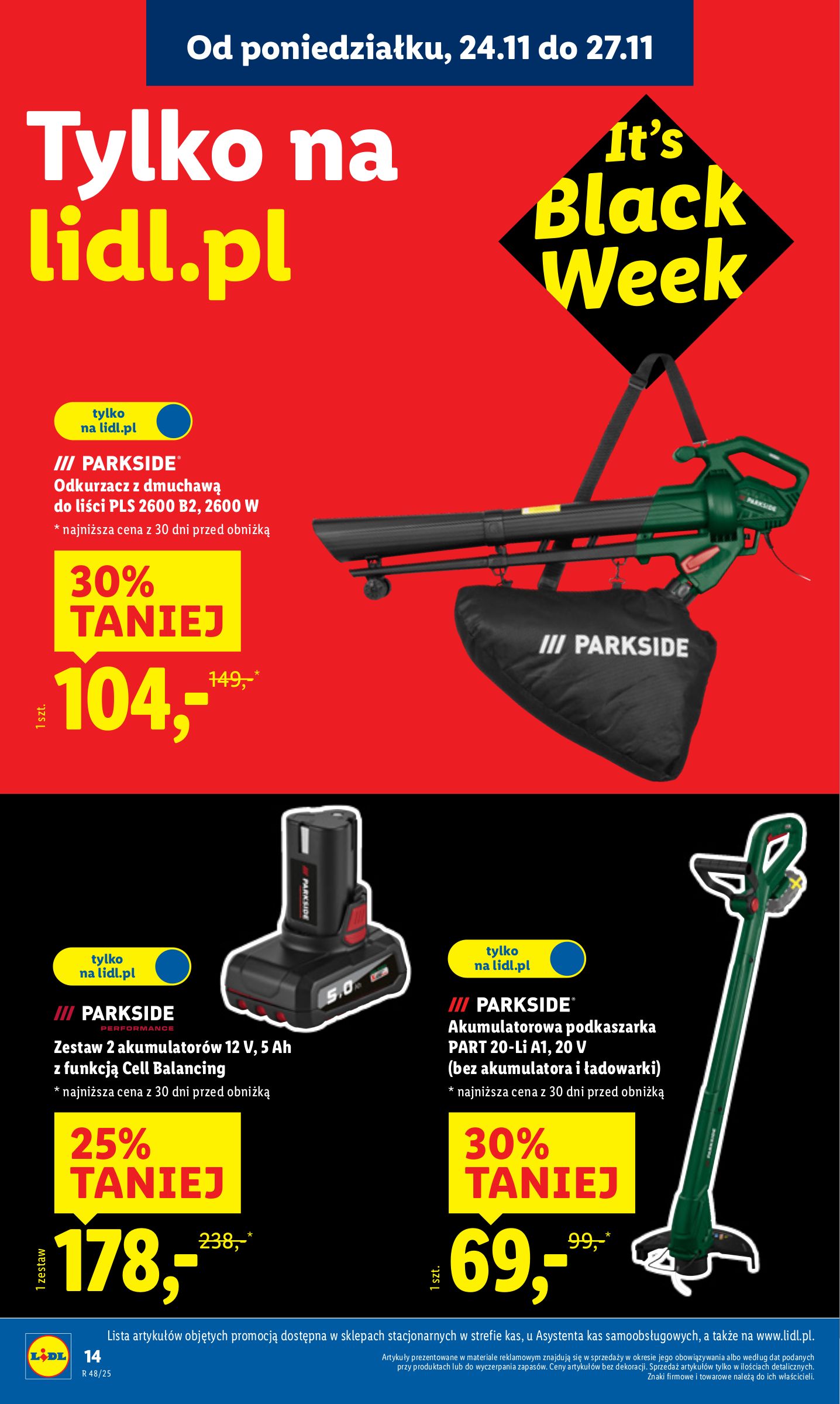 lidl - Gazetka Lidl - Black Week - ważna od 24.11. do 29.11. - page: 16