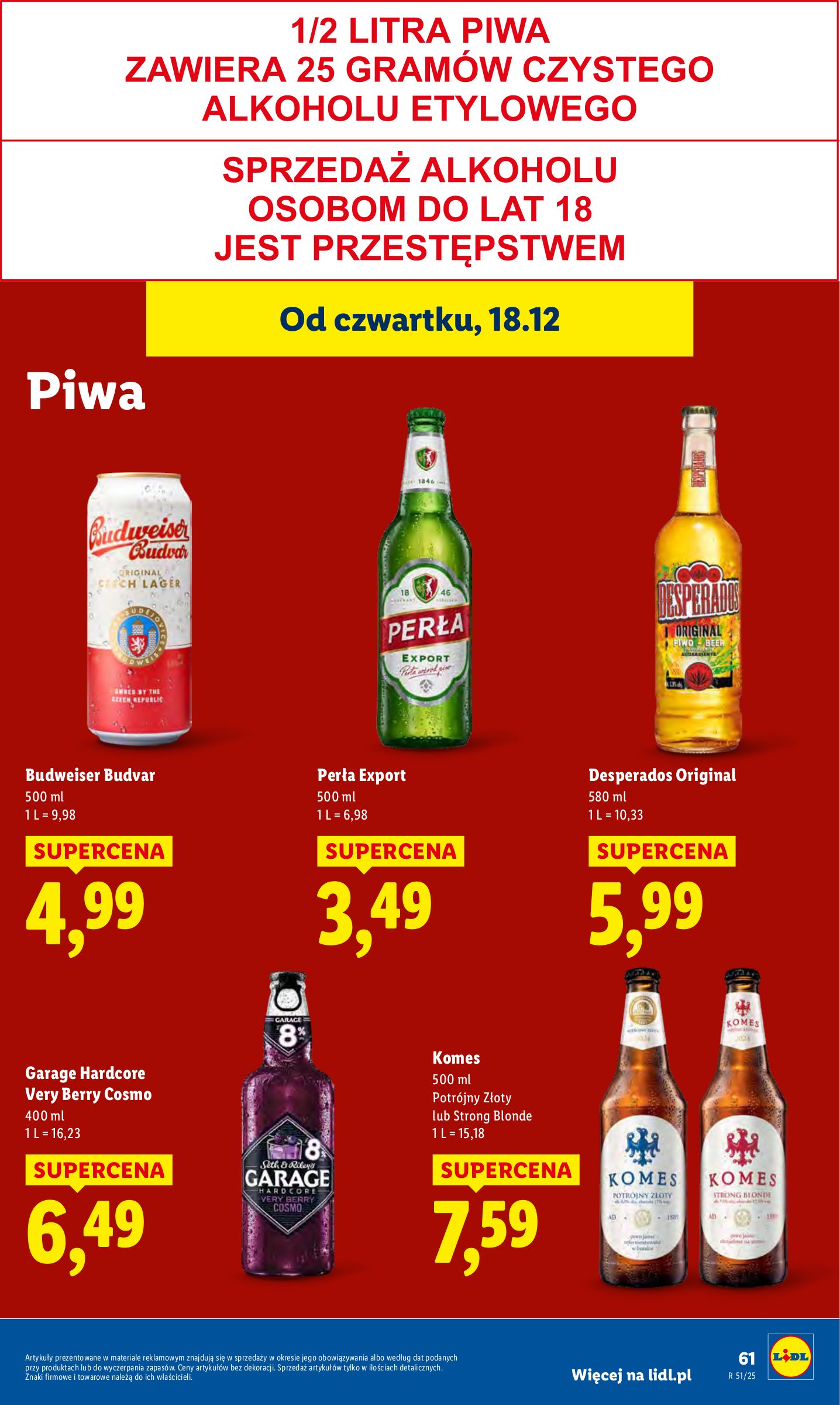 lidl - Gazetka Lidl - ważna od 18.12. do 21.12. - page: 63
