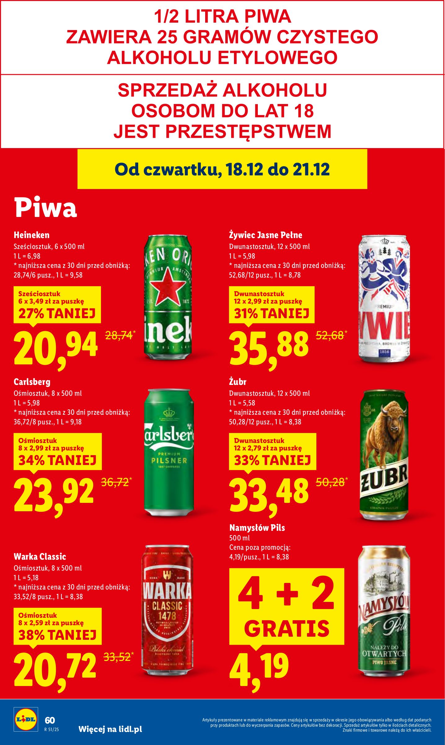 lidl - Gazetka Lidl - ważna od 18.12. do 21.12. - page: 62