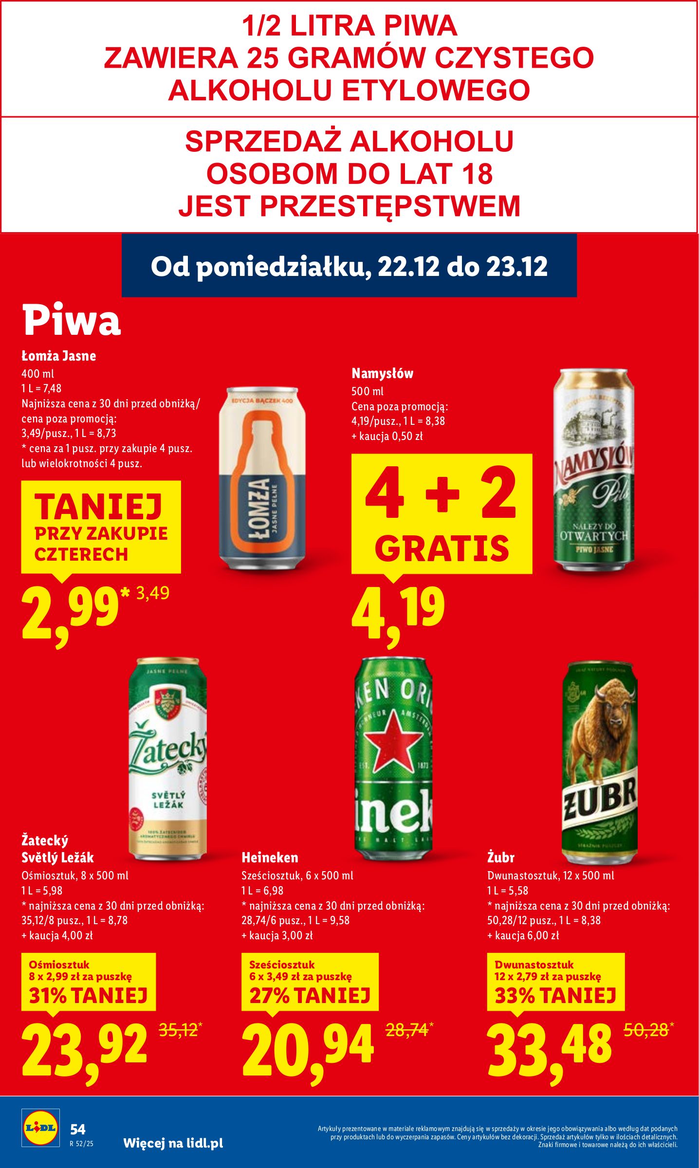 lidl - Gazetka Lidl - ważna od 22.12. do 23.12. - page: 56