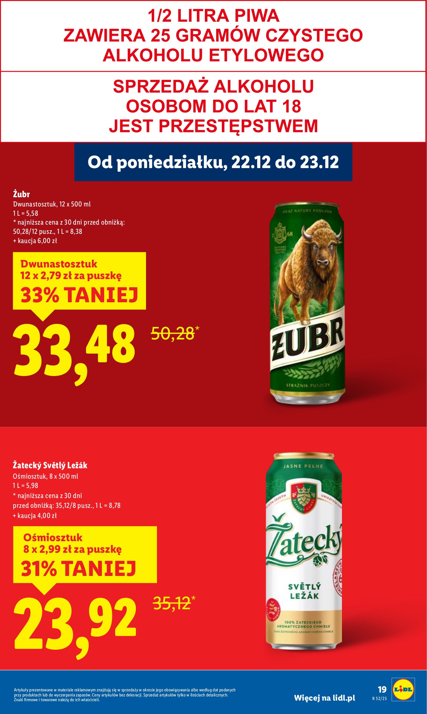 lidl - Gazetka Lidl - ważna od 22.12. do 23.12. - page: 19