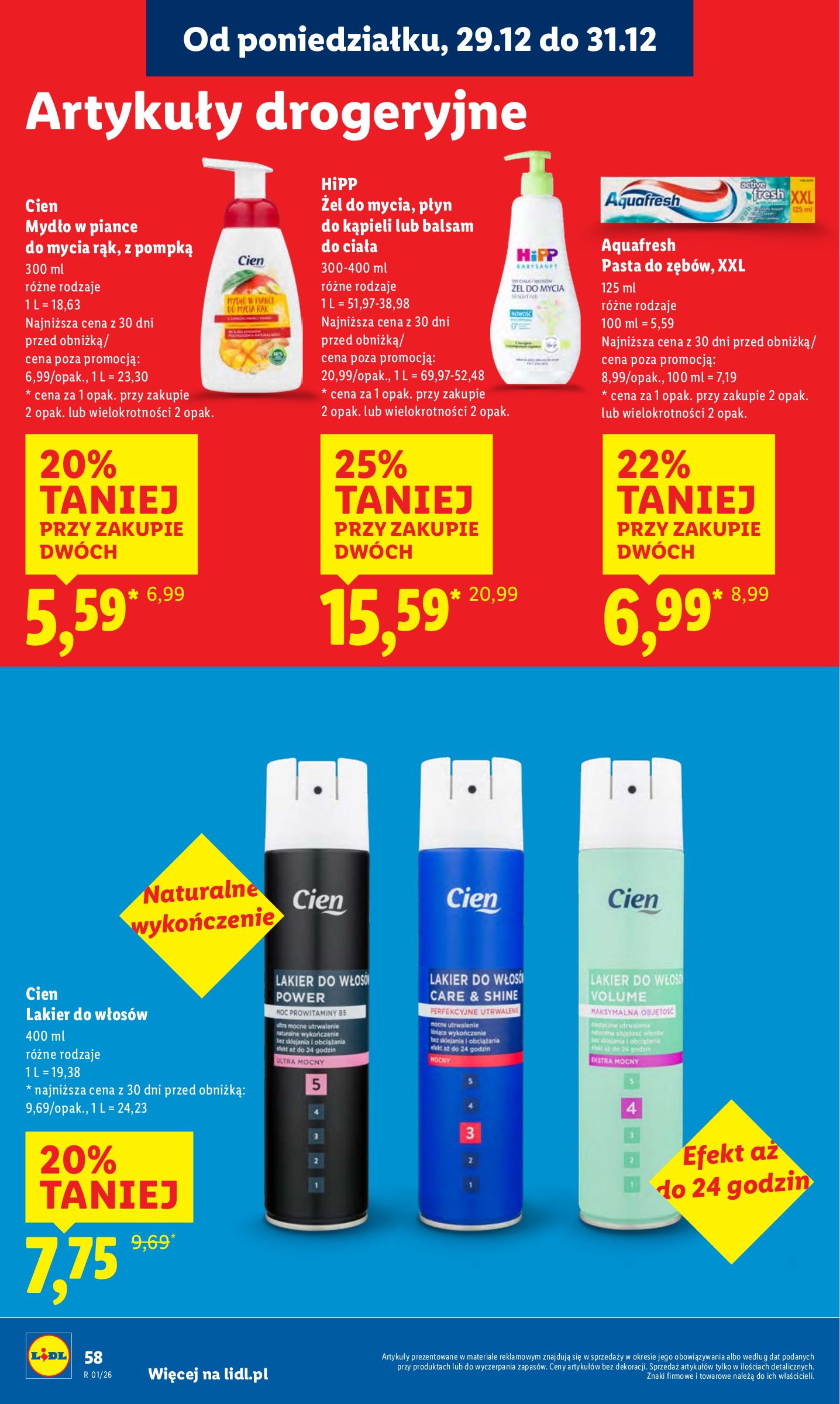 lidl - Gazetka Lidl - ważna od 29.12. do 31.12. - page: 58
