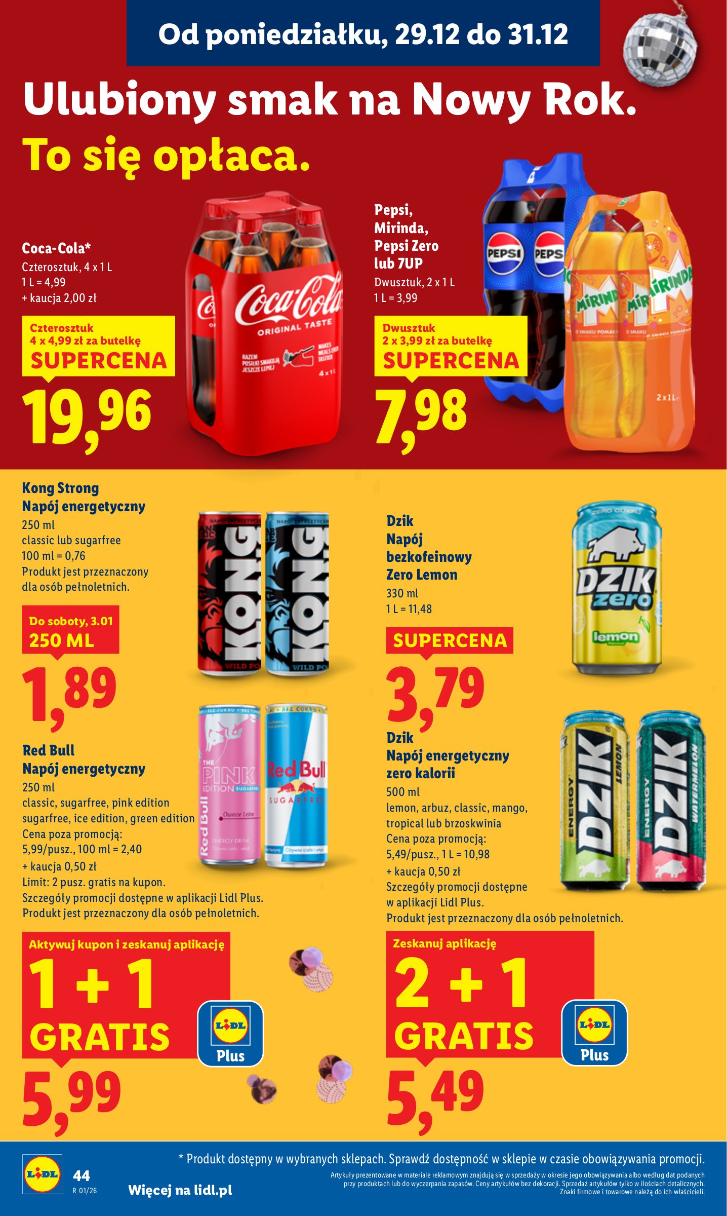 lidl - Gazetka Lidl - ważna od 29.12. do 31.12. - page: 44