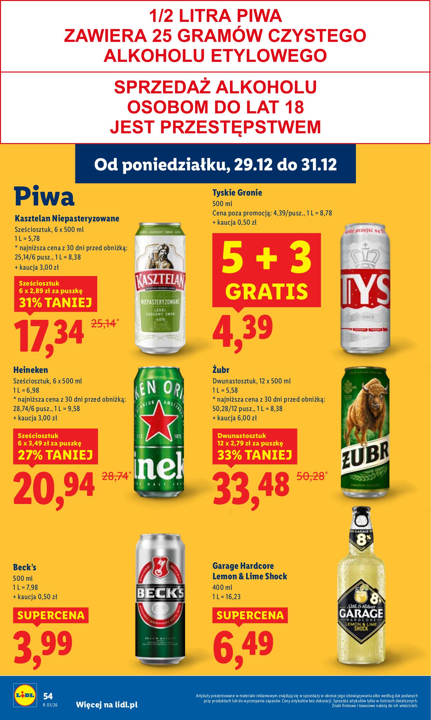 lidl - Gazetka Lidl - ważna od 29.12. do 31.12. - page: 54