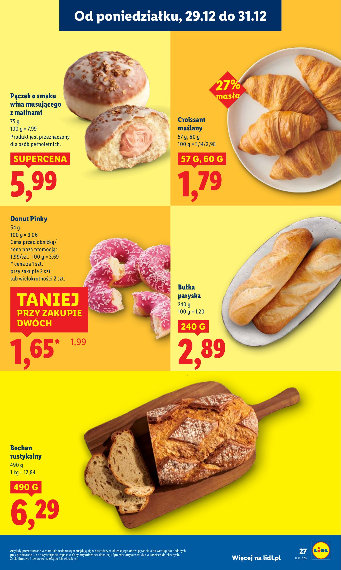 lidl - Gazetka Lidl - ważna od 29.12. do 31.12. - page: 27