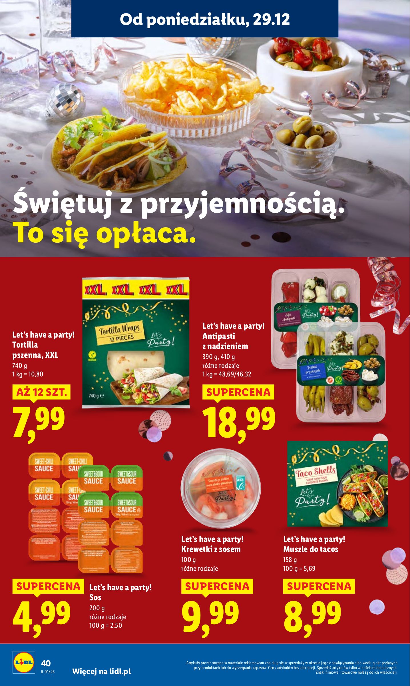 lidl - Gazetka Lidl - ważna od 29.12. do 31.12. - page: 40
