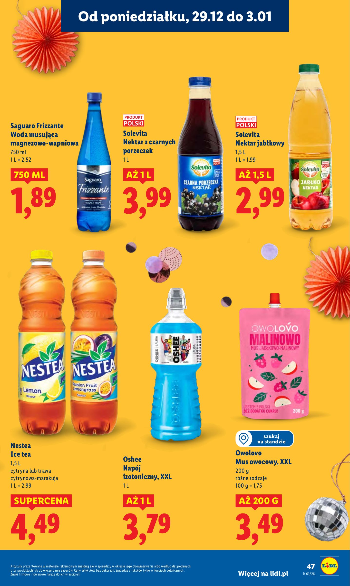 lidl - Gazetka Lidl - ważna od 29.12. do 31.12. - page: 47