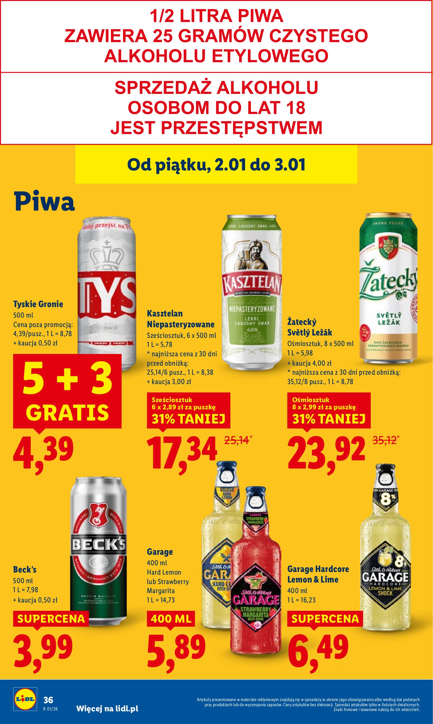 lidl - Gazetka Lidl - ważna od 02.01. do 03.01. - page: 38