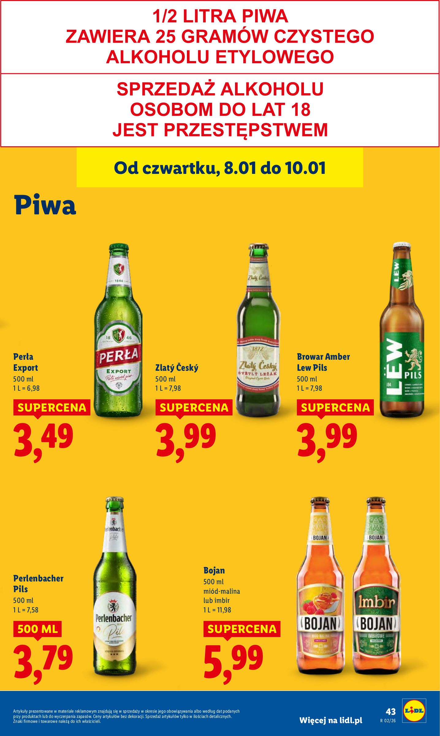 lidl - Gazetka Lidl - ważna od 08.01. do 10.01. - page: 43