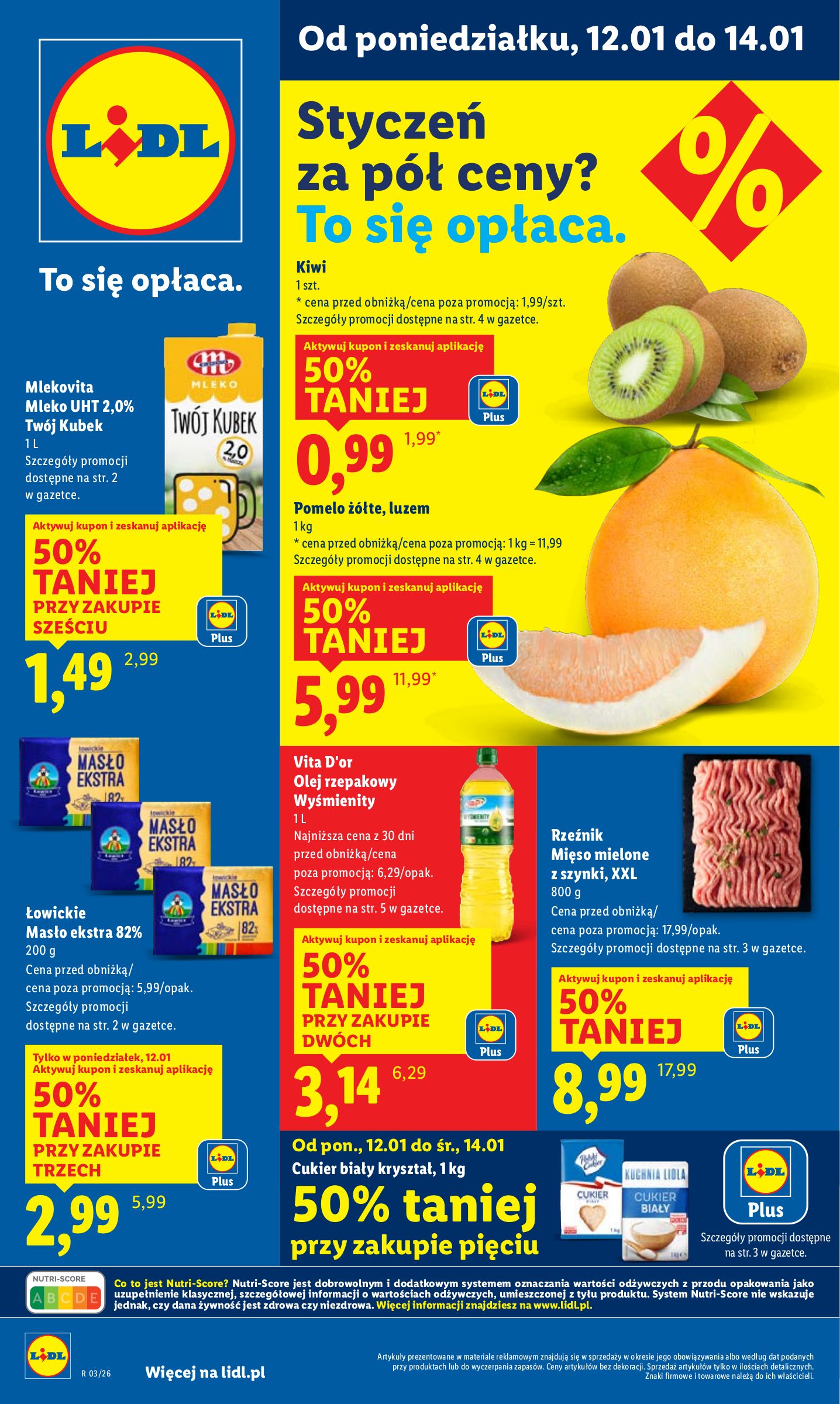 lidl - Gazetka Lidl - ważna od 12.01. do 14.01.