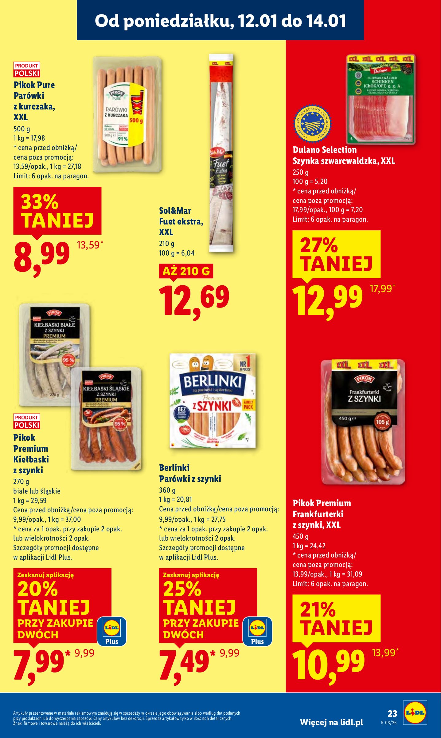 lidl - Gazetka Lidl - ważna od 12.01. do 14.01. - page: 23