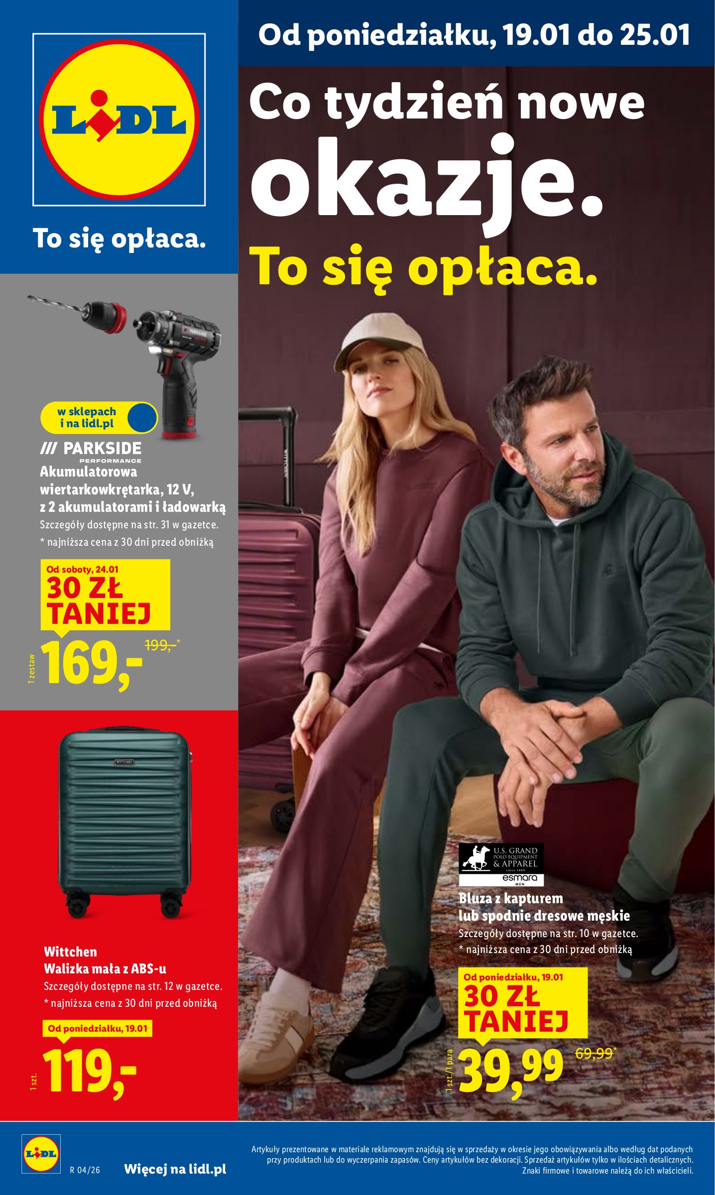 lidl - Gazetka Lidl - Katalog Okazji - ważna od 19.01. do 25.01.