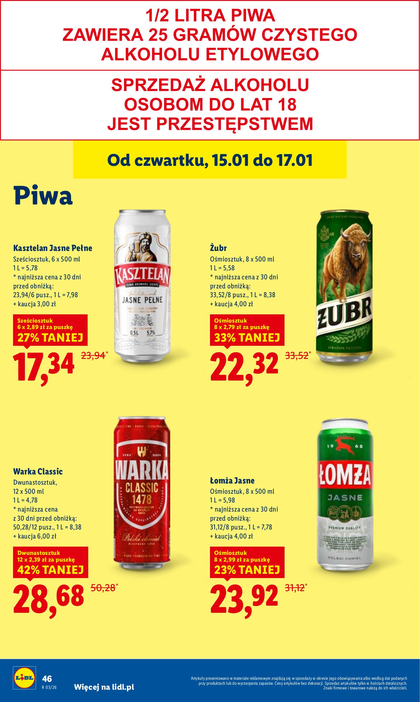 lidl - Gazetka Lidl - ważna od 15.01. do 17.01. - page: 46