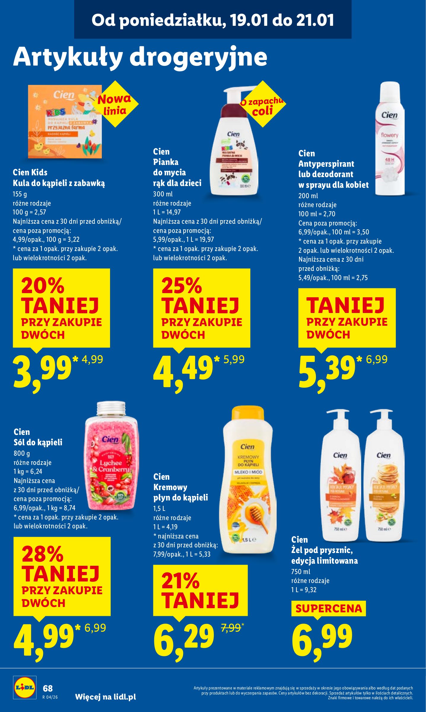 lidl - Gazetka Lidl - ważna od 19.01. do 21.01. - page: 68