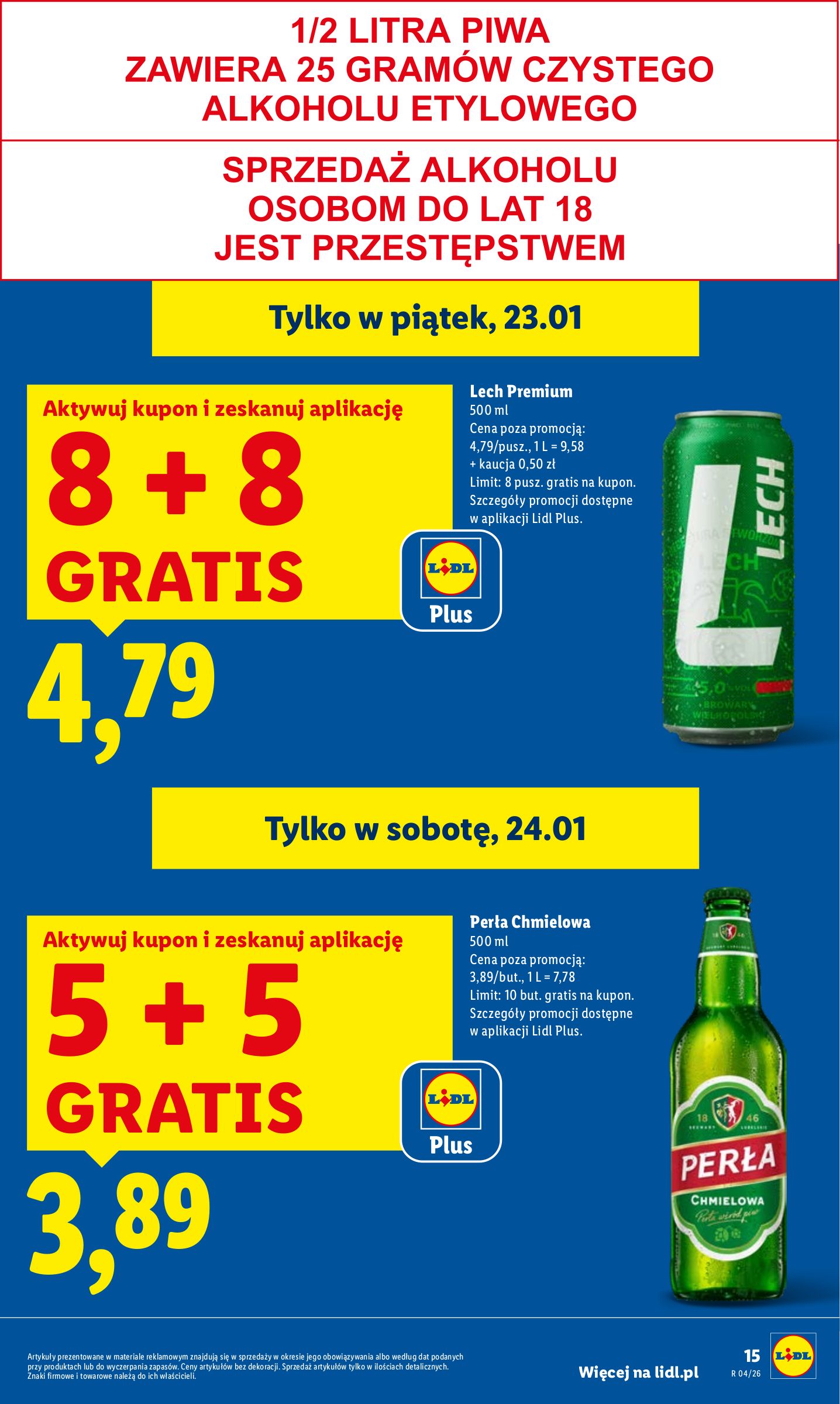lidl - Gazetka Lidl - ważna od 22.01. do 25.01. - page: 15