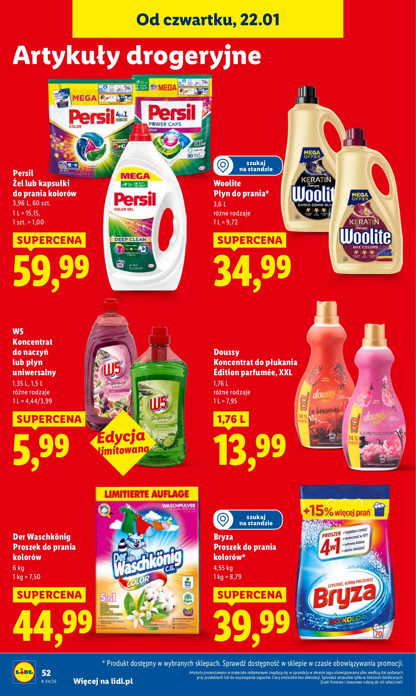 lidl - Gazetka Lidl - ważna od 22.01. do 25.01. - page: 52
