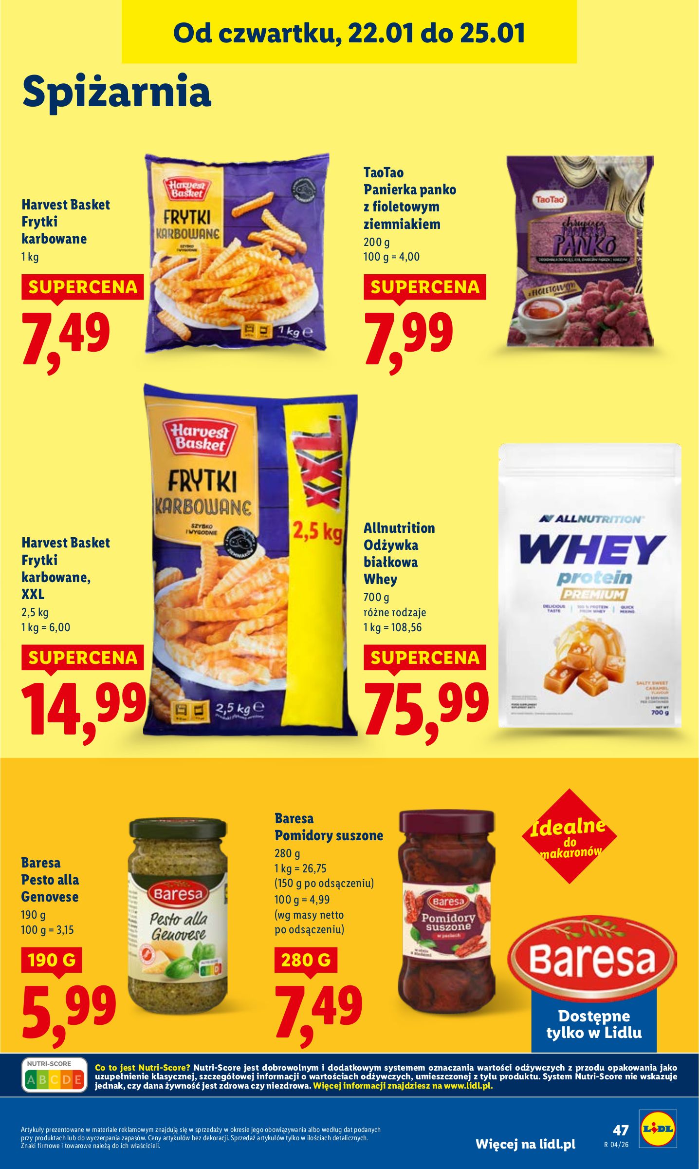 lidl - Gazetka Lidl - ważna od 22.01. do 25.01. - page: 47