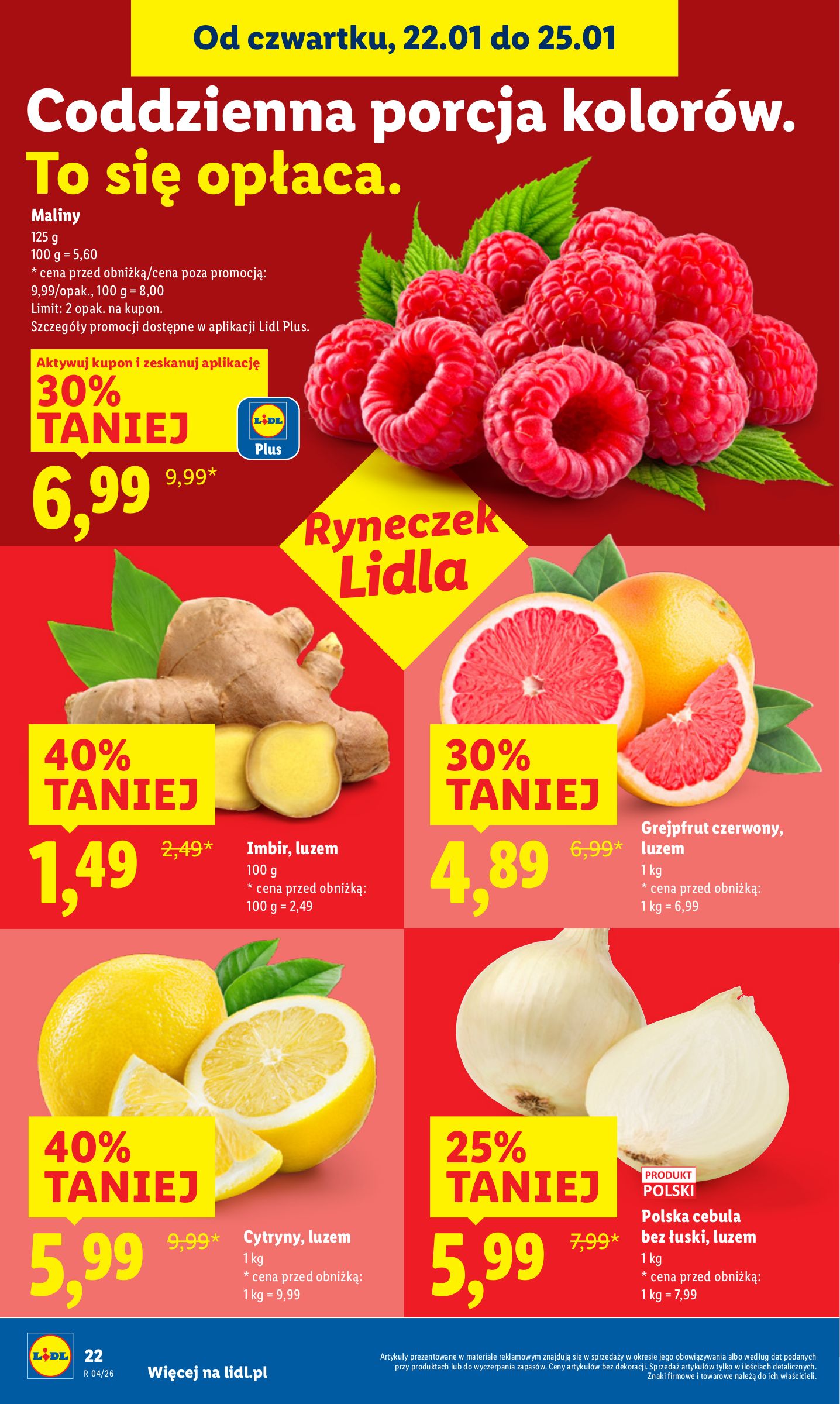 lidl - Gazetka Lidl - ważna od 22.01. do 25.01. - page: 22