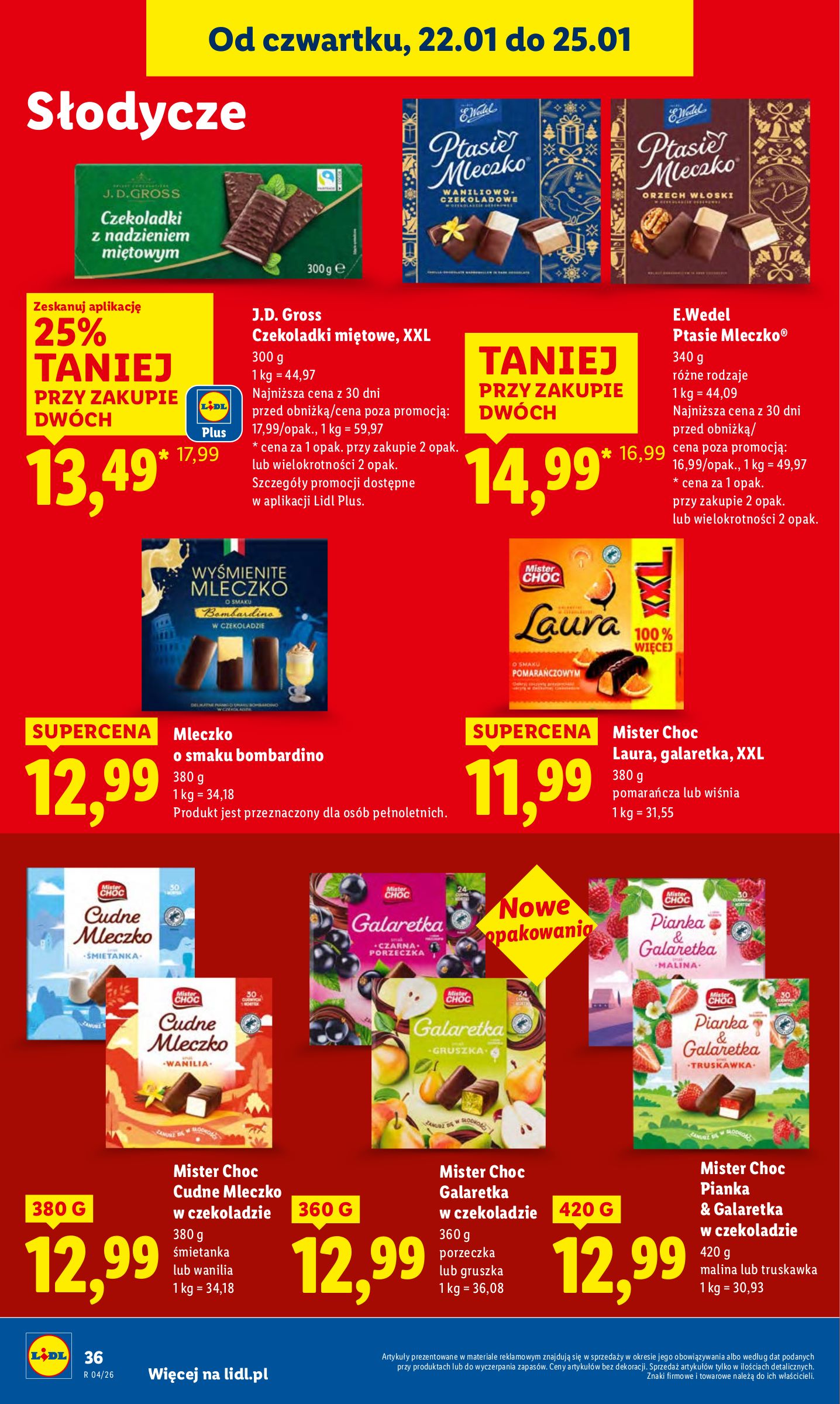lidl - Gazetka Lidl - ważna od 22.01. do 25.01. - page: 36