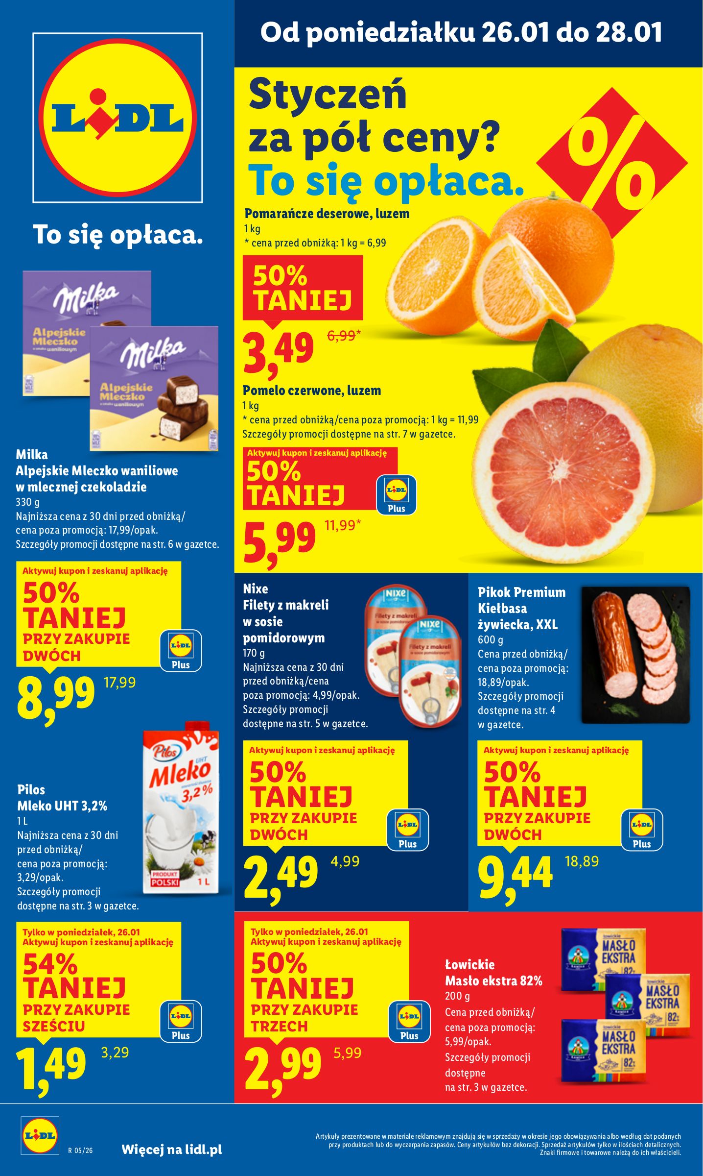 lidl - Gazetka Lidl - ważna od 26.01. do 28.01.