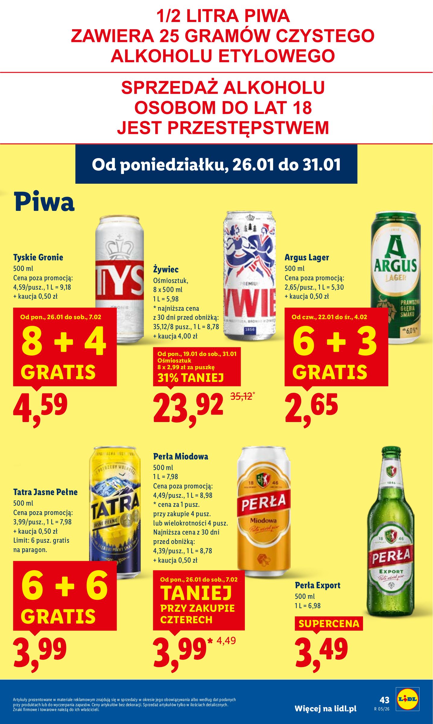 lidl - Gazetka Lidl - ważna od 26.01. do 28.01. - page: 43