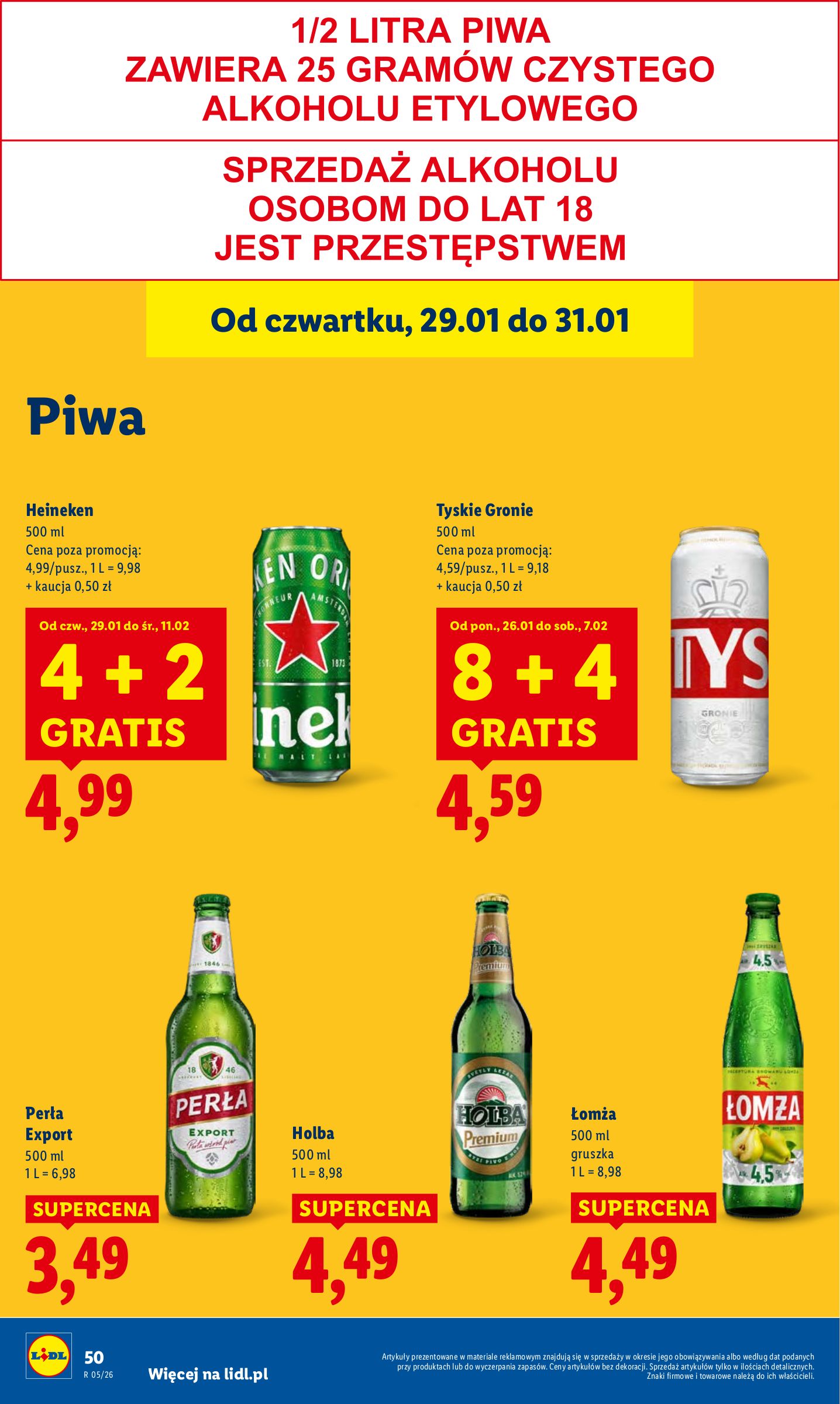 lidl - Gazetka Lidl - ważna od 29.01. do 31.01. - page: 50