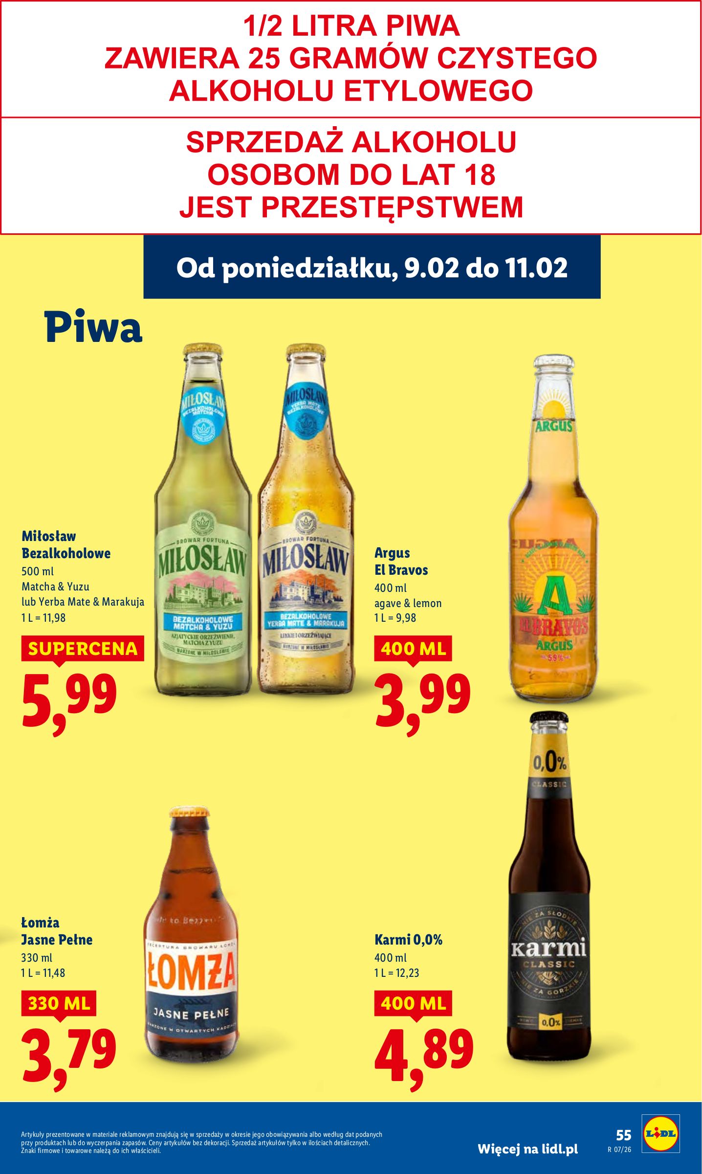 lidl - Gazetka Lidl - ważna od 09.02.2026 do 11.02.2026 - page: 55
