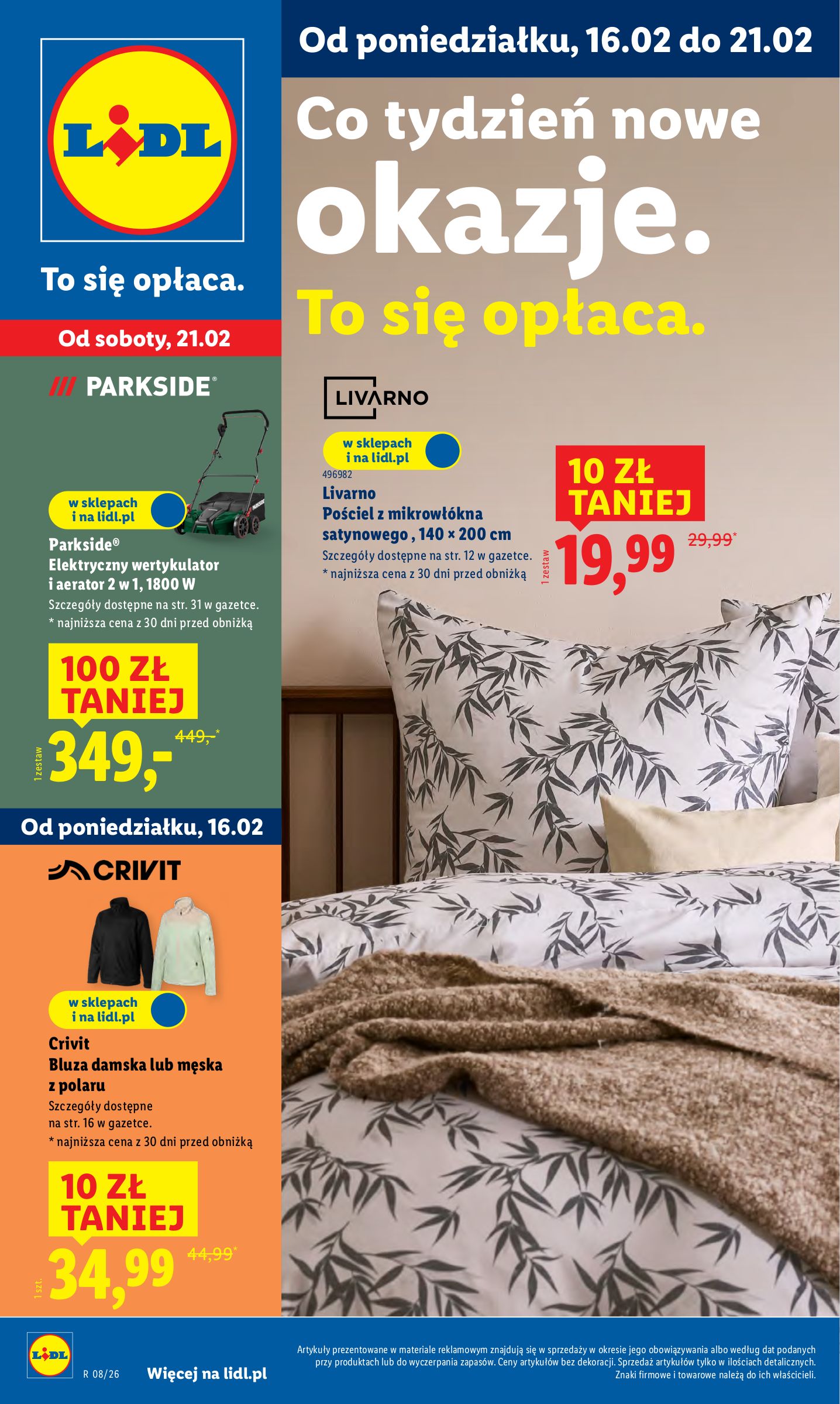 lidl - Gazetka Lidl - Katalog Okazji - ważna od 16.02.2026 do 21.02.2026