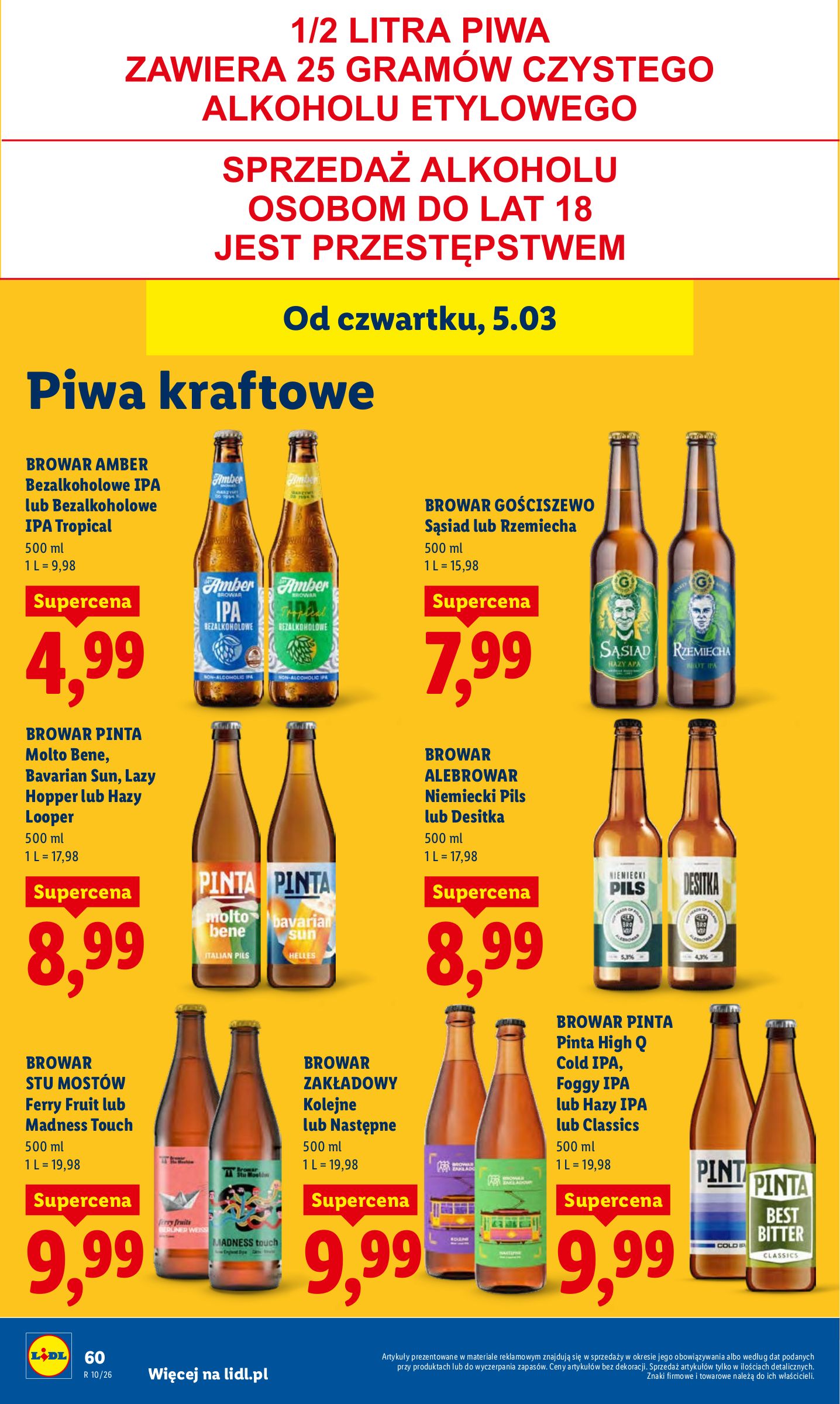 lidl - Gazetka Lidl - ważna od 05.03.2026 do 07.03.2026 - page: 62