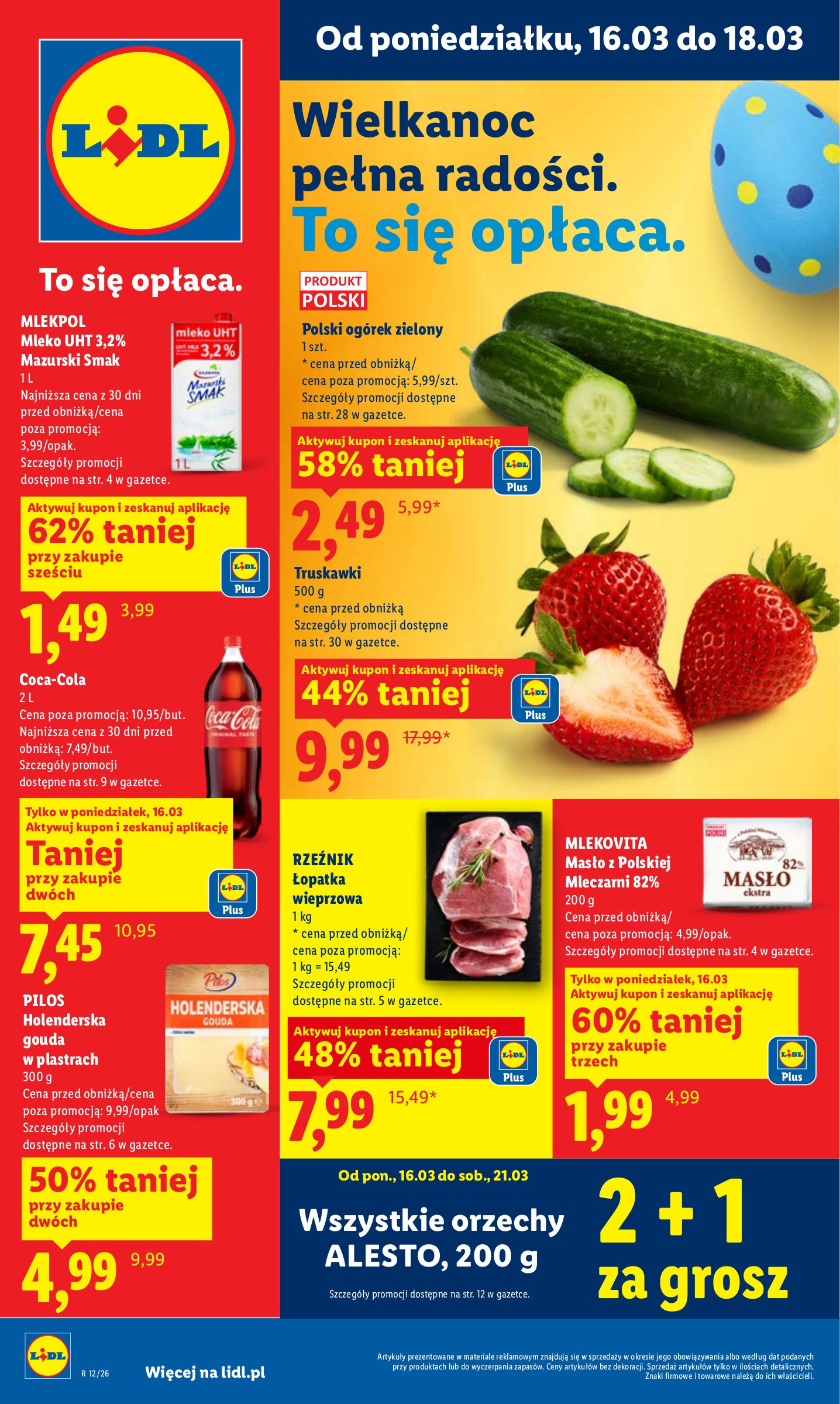 lidl - Gazetka Lidl - ważna od 16.03.2026 do 18.03.2026 - page: 1