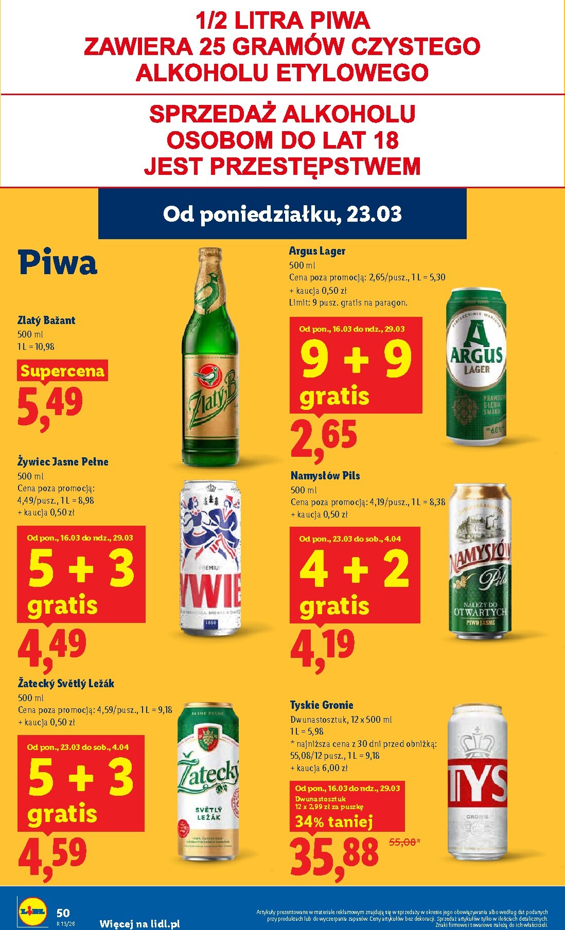 lidl - Gazetka Lidl - ważna od 23.03.2026 do 25.03.2026 - page: 50