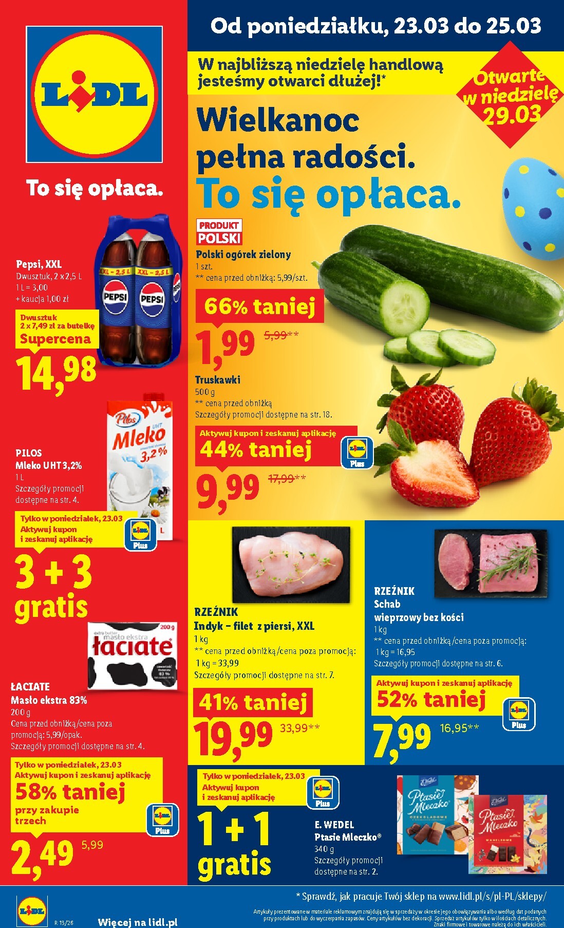 lidl - Gazetka Lidl - ważna od 23.03.2026 do 25.03.2026 - page: 1