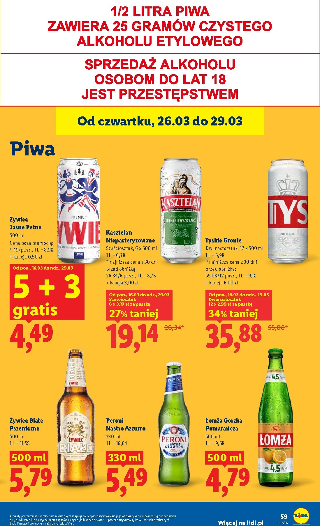 lidl - Gazetka Lidl - ważna od 26.03.2026 do 29.03.2026 - page: 59